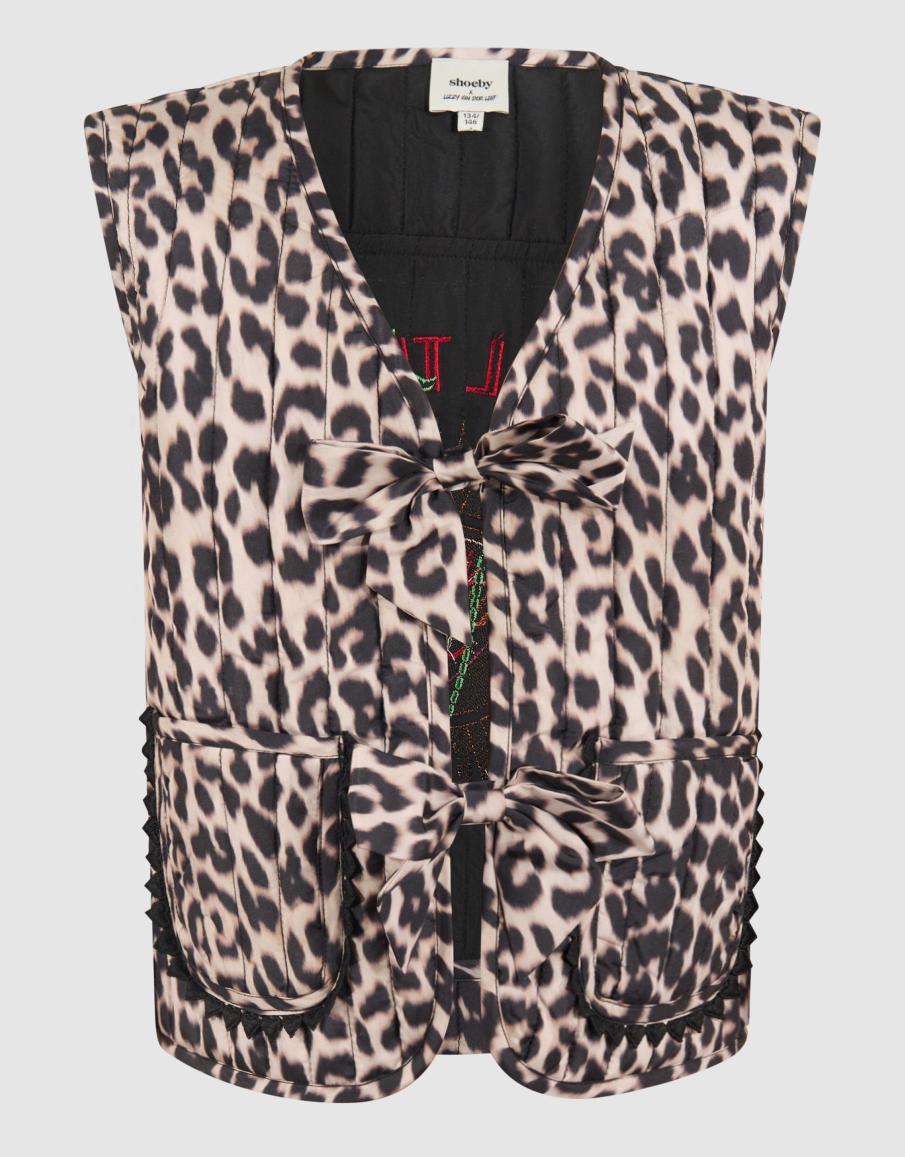 Leopard Printed Gilet Bruin By Lizzy SHOEBY GIRLS