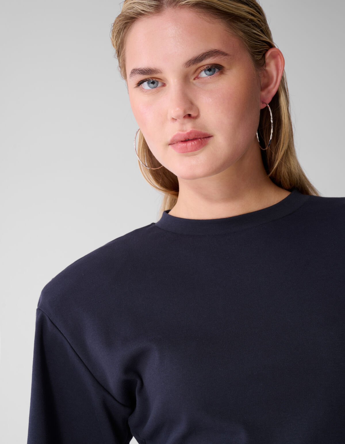 Waisted T-shirt Donkerblauw SHOEBY WOMEN