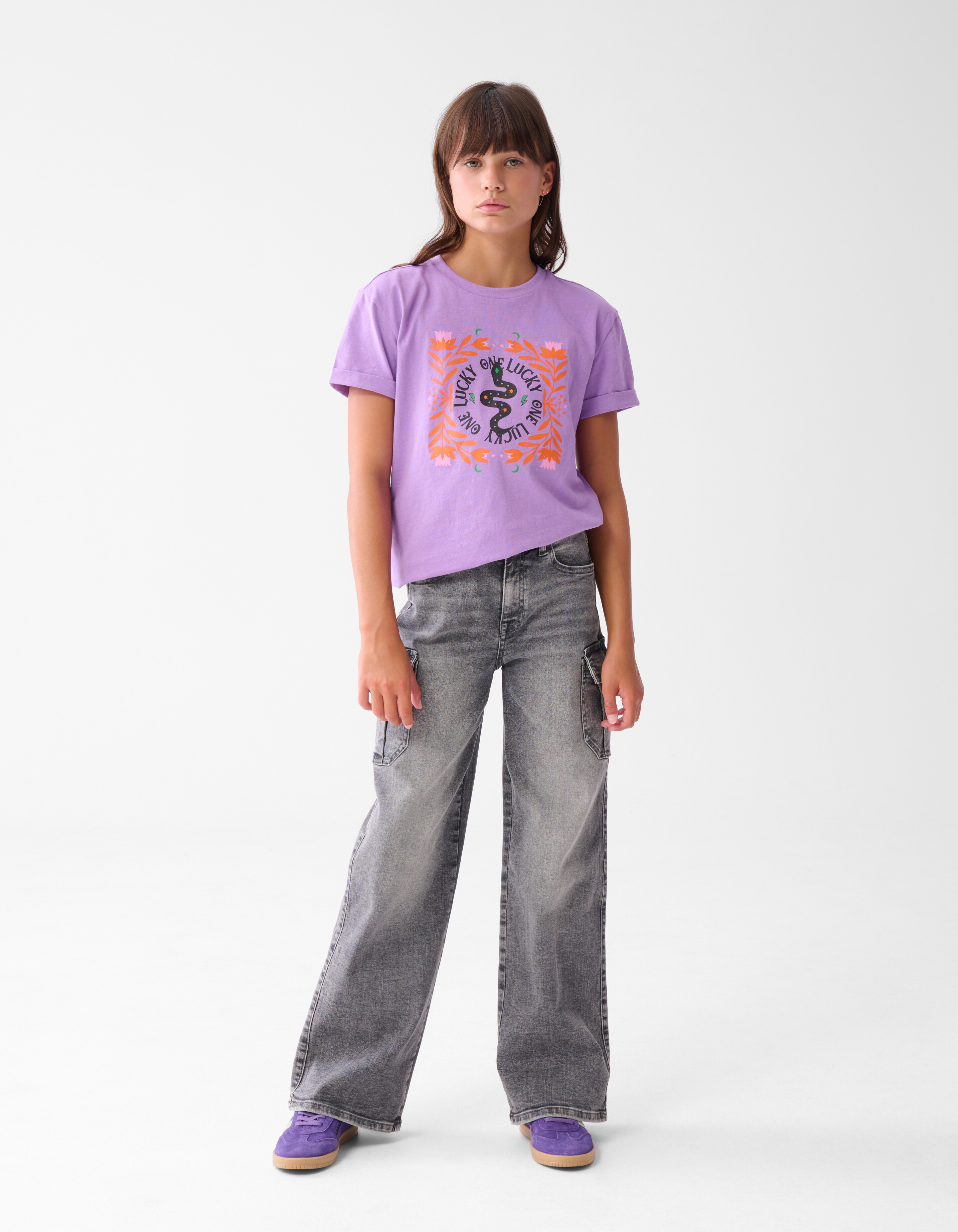 Artwork T-shirt Paars SHOEBY GIRLS