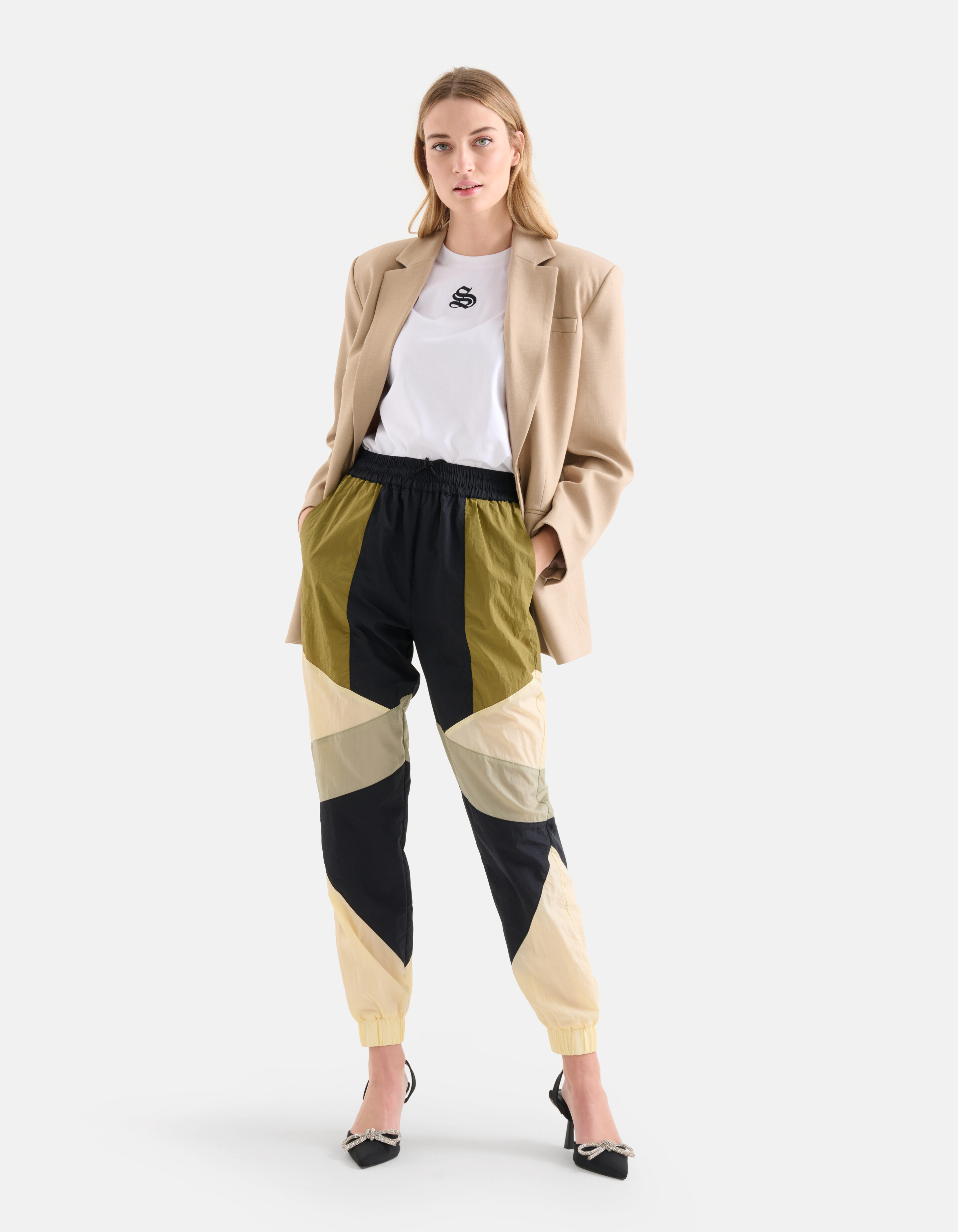 Colorblock Parachute Broek SHOEBY WOMEN
