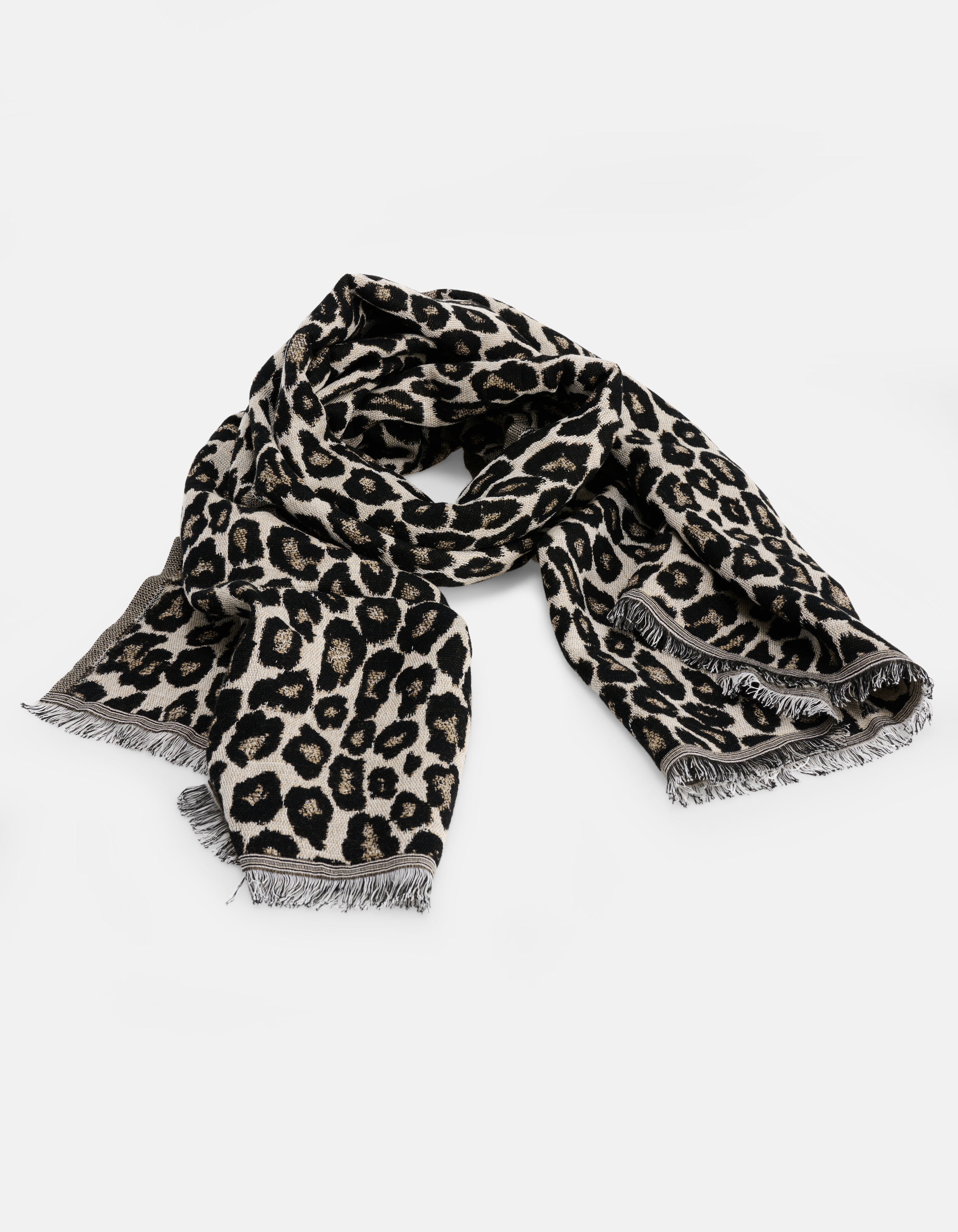 Leopard Jacquard Sjaal SHOEBY ACCESSOIRES