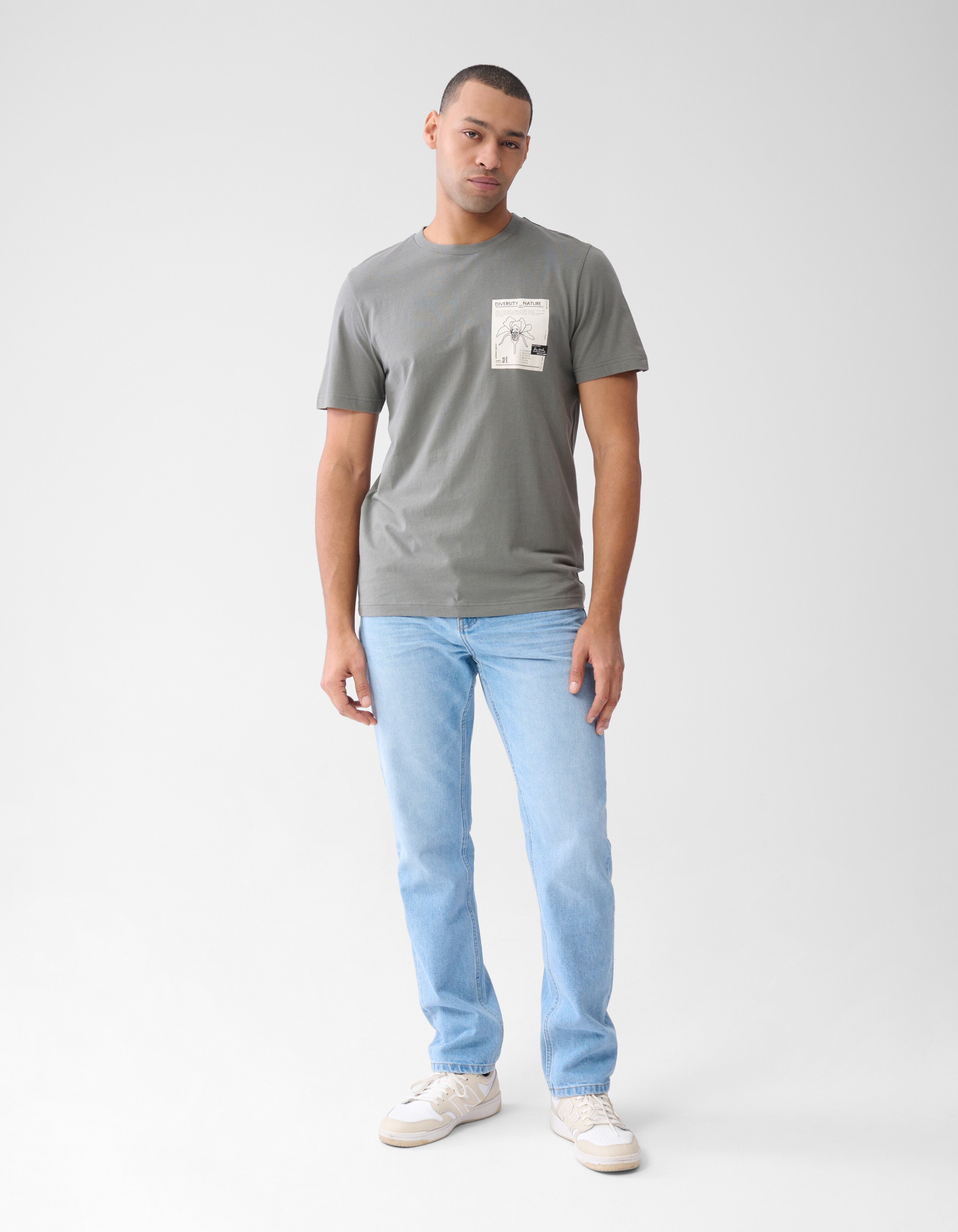 Artwork T-shirt Donkergroen SHOEBY MEN