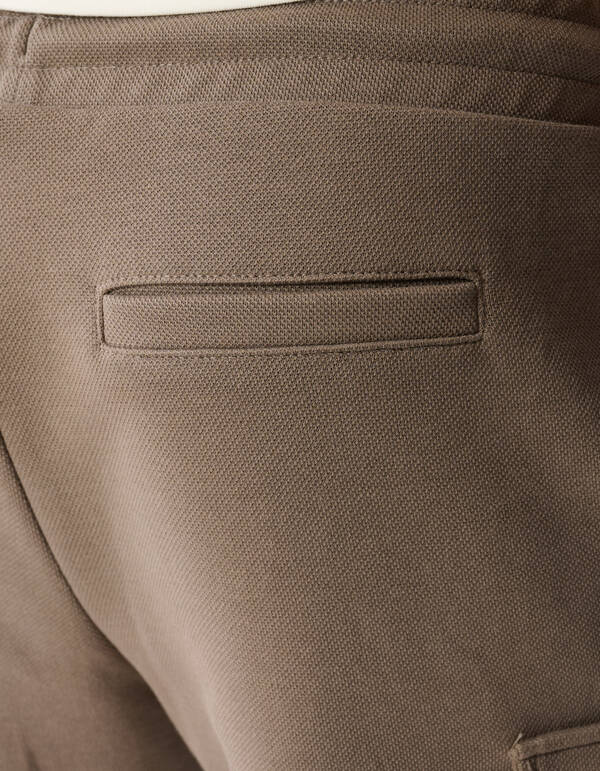 Cargo Pique Short Taupe SHOEBY BOYS