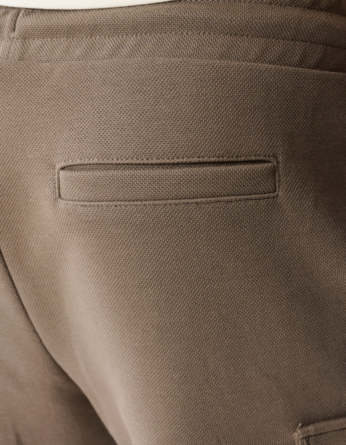 Cargo Pique Short Taupe SHOEBY BOYS