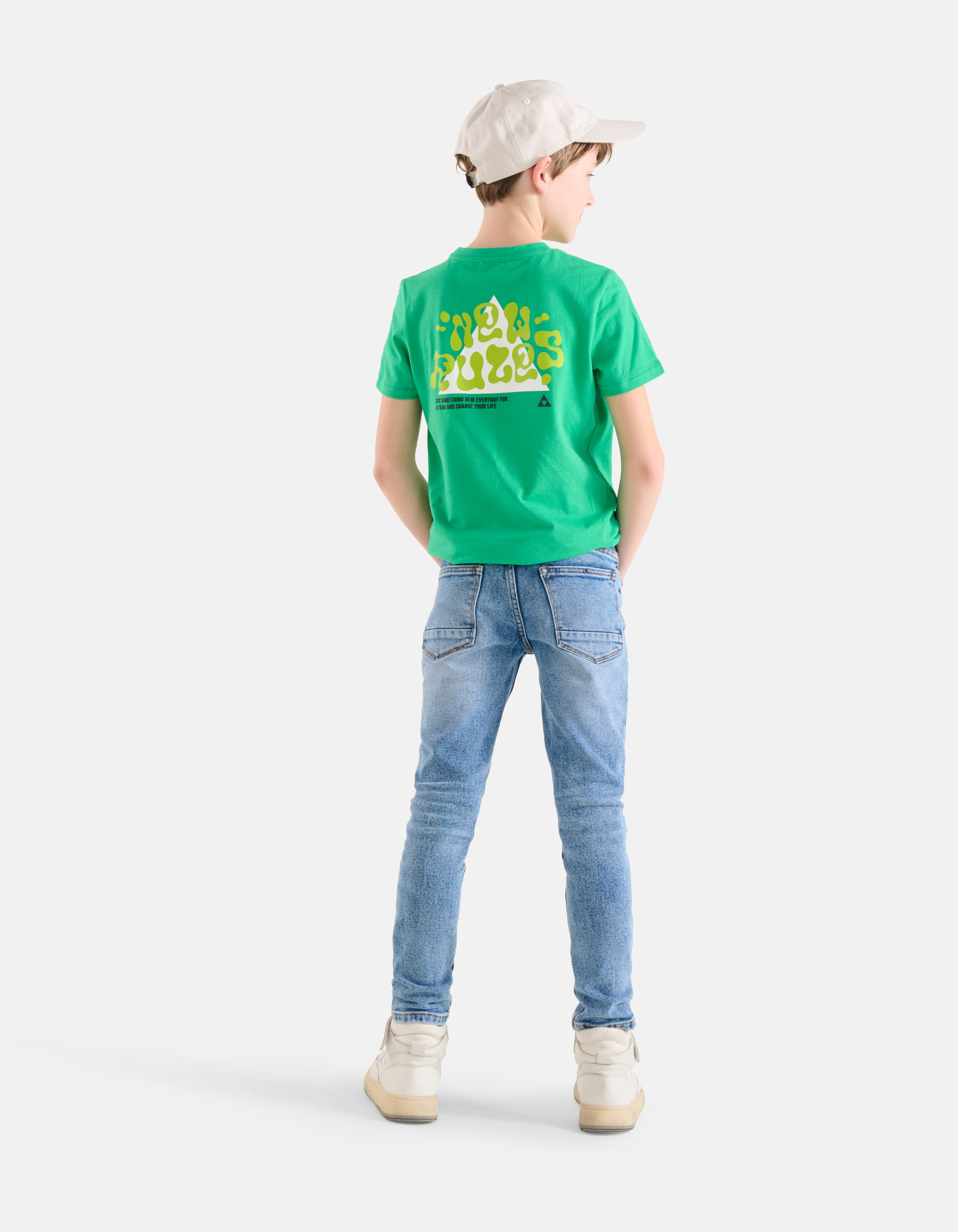 Artwork T-shirt Groen SHOEBY BOYS