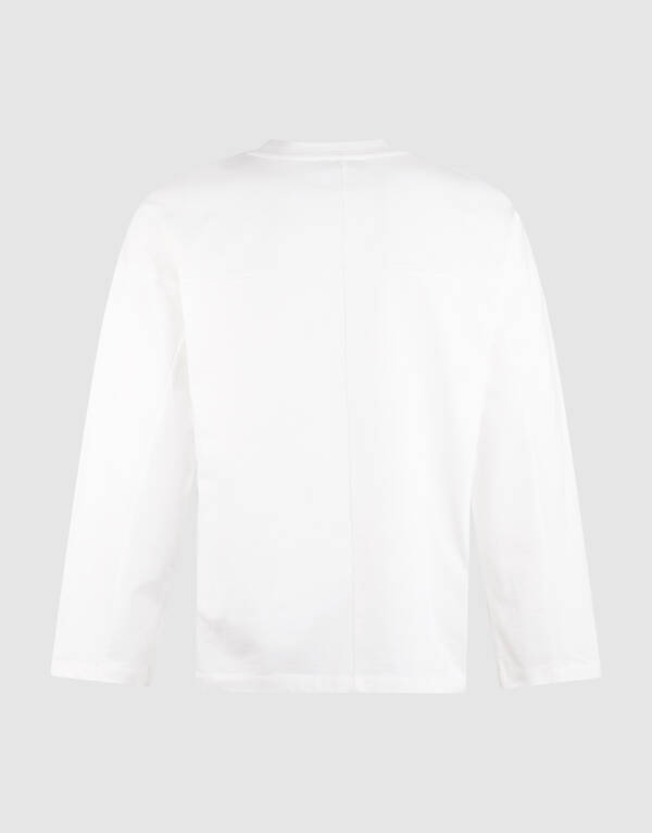 Basis Relaxed Fit Longsleeve Wit SHOEBY MEN