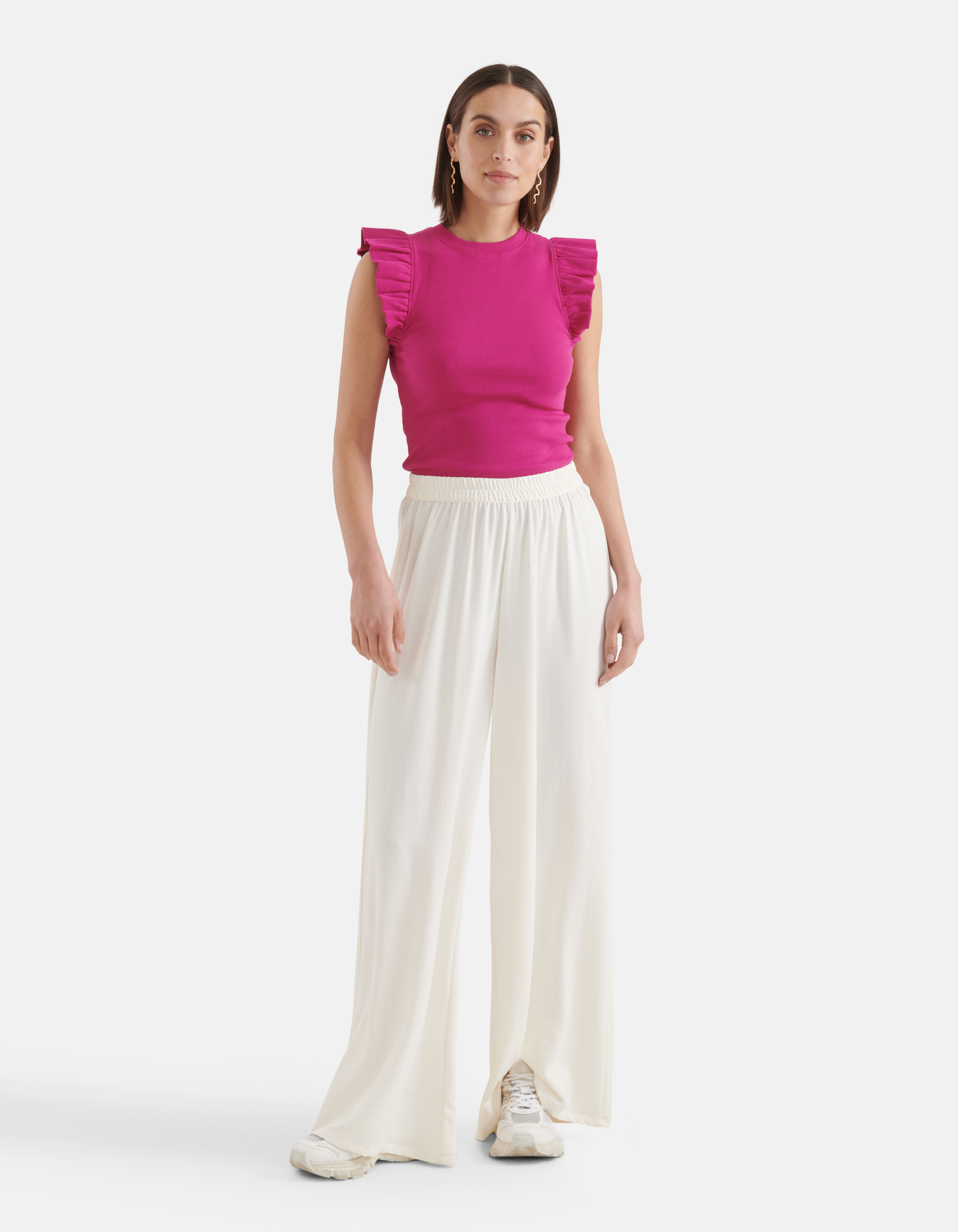 Top met ruffles outlet