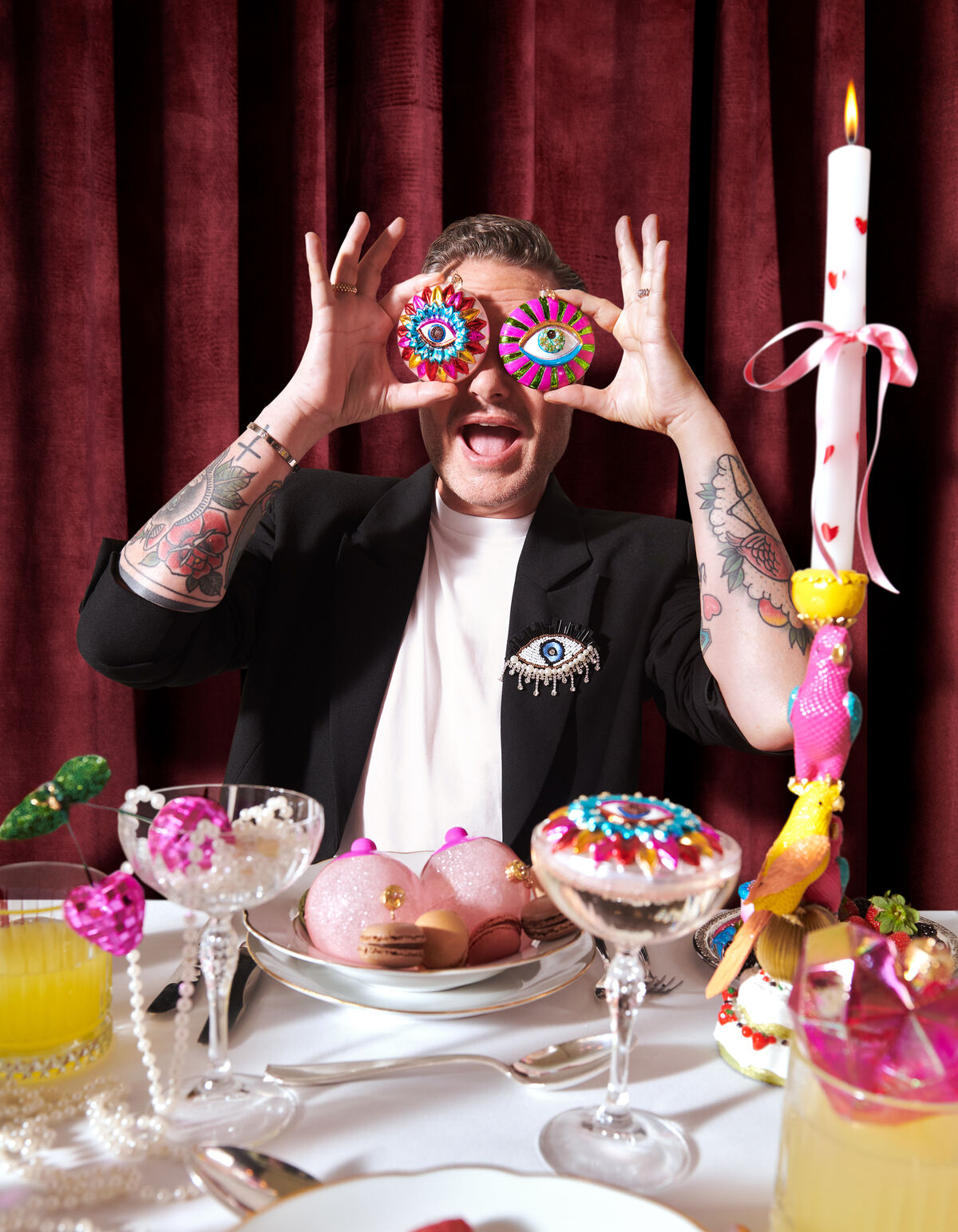 Circus Tijger Kerstbal By Fred SHOEBY ACCESSOIRES