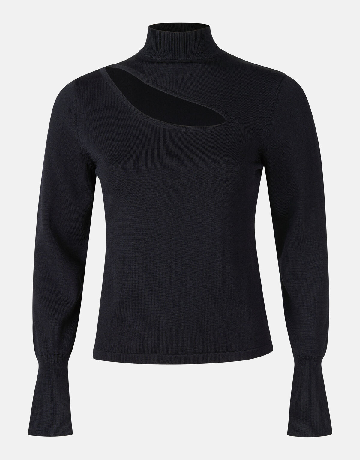 Cut Out Top Zwart SHOEBY WOMEN