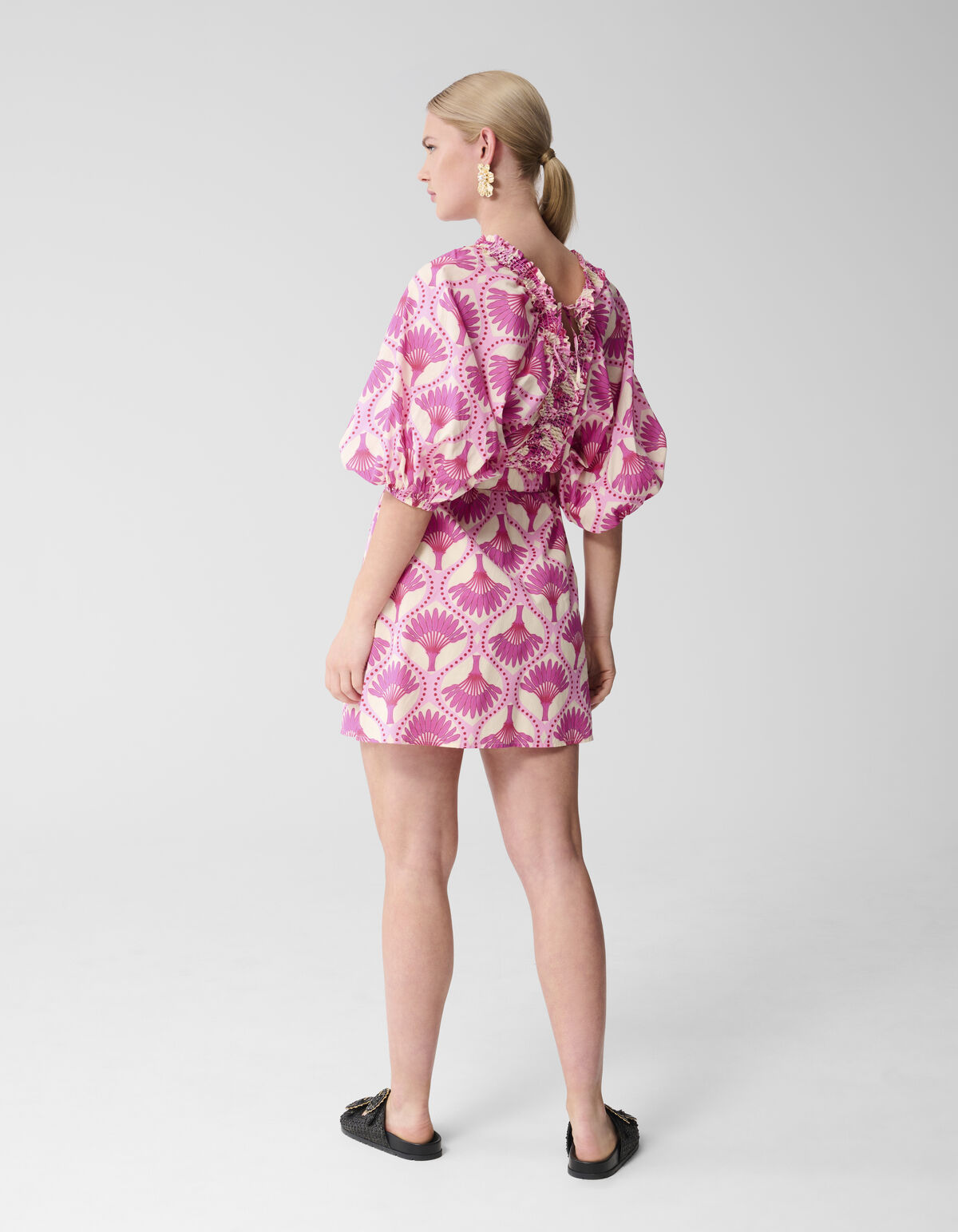 Printed Mini Jurk Roze SHOEBY WOMEN