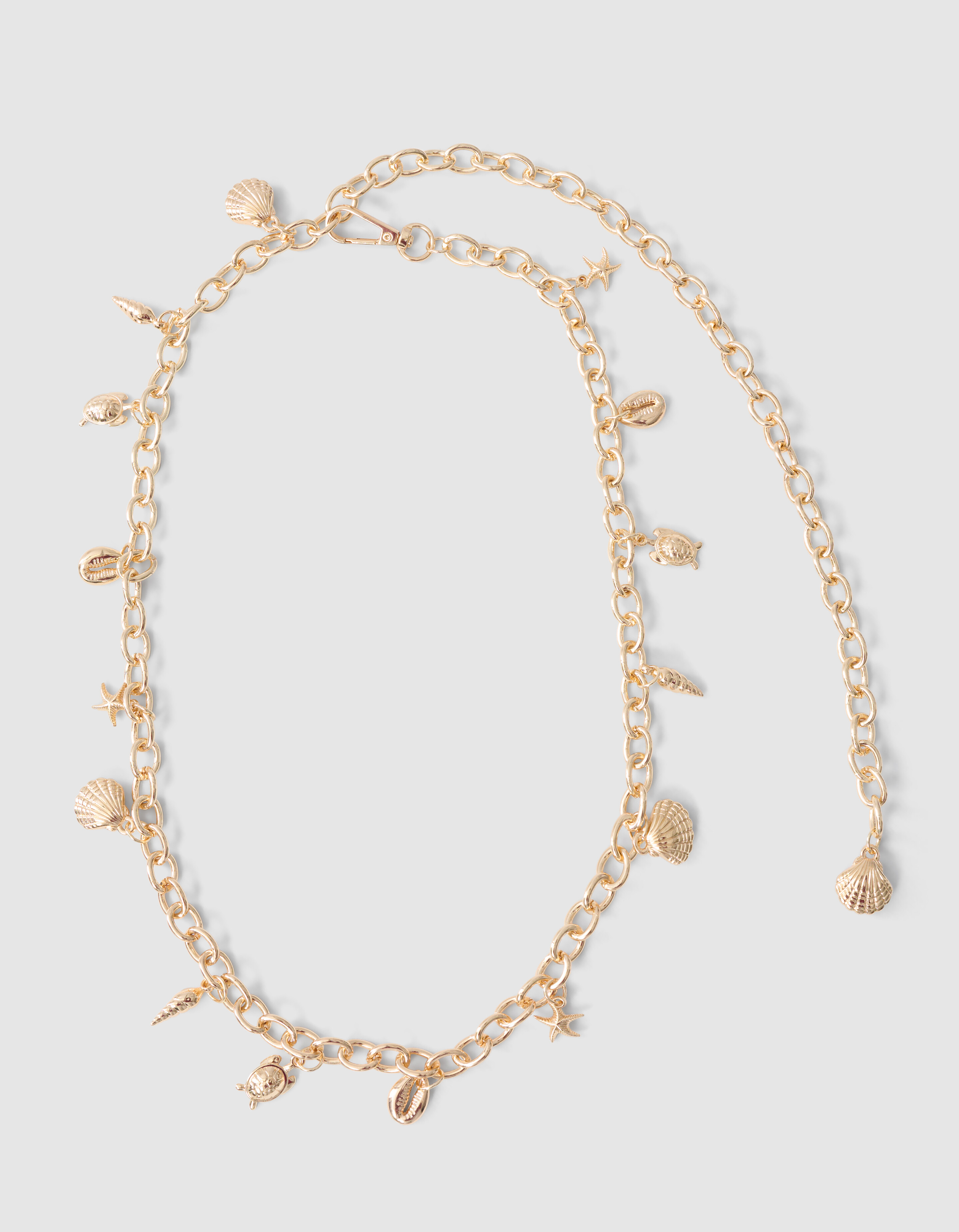 Charm Chain Riem Goud SHOEBY ACCESSOIRES