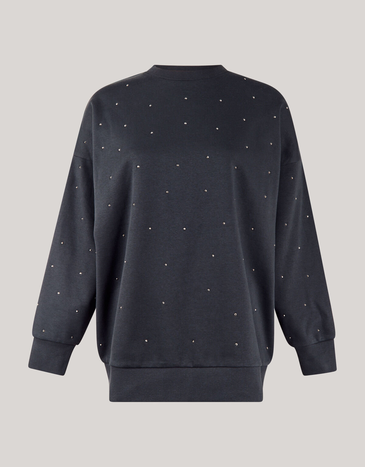 Strass Sweater Donkergrijs SHOEBY WOMEN
