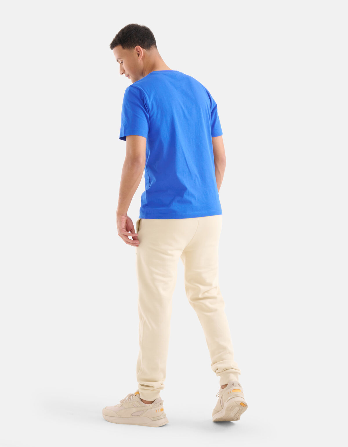 Line T-shirt Blauw SHOEBY MEN