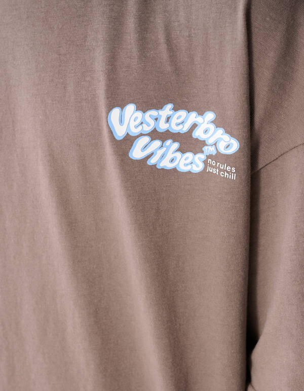 Vibes Artwork T-shirt Bruin SHOEBY BOYS