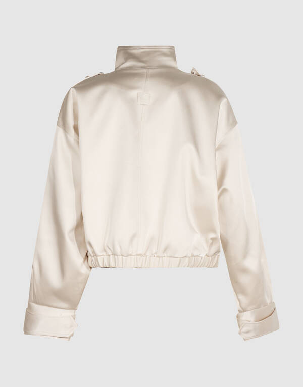 Oversized Bomberjack Gebroken Wit By Anna SHOEBY WOMEN