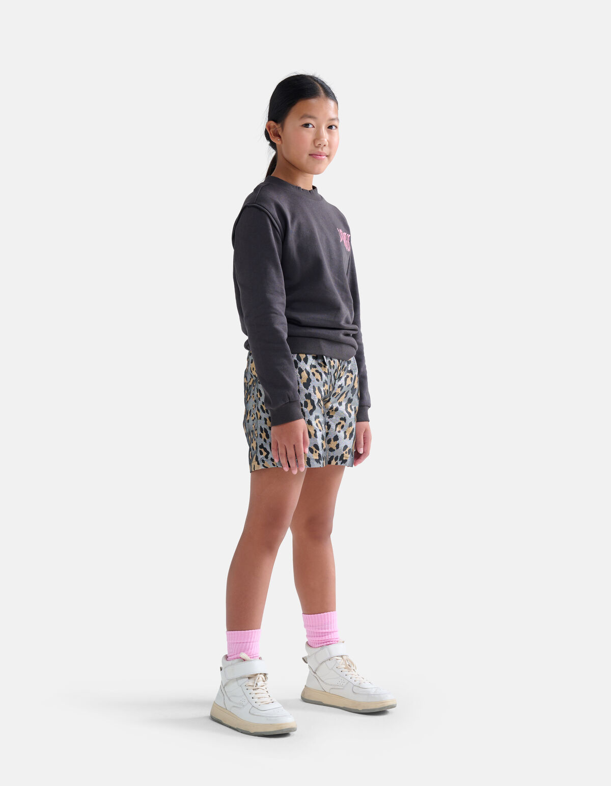 Leopard Short Zilver SHOEBY GIRLS