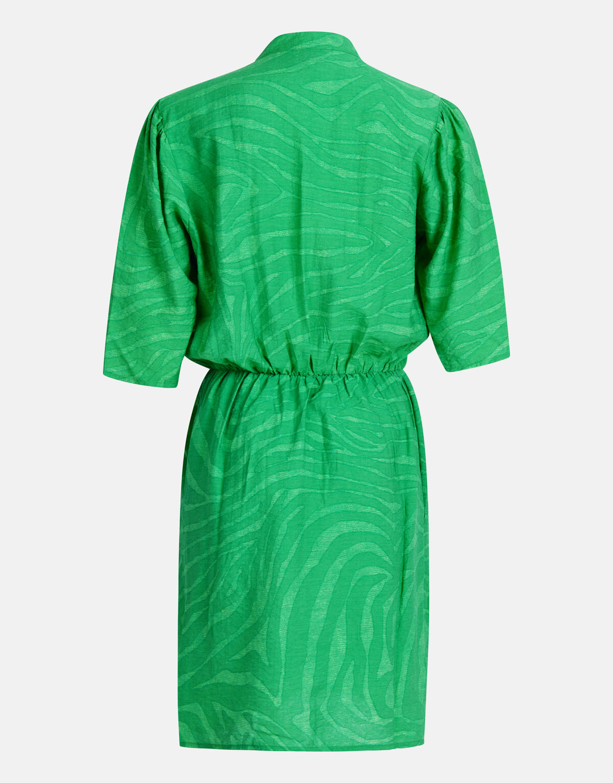 Zebra Print Jurk Groen SHOEBY WOMEN