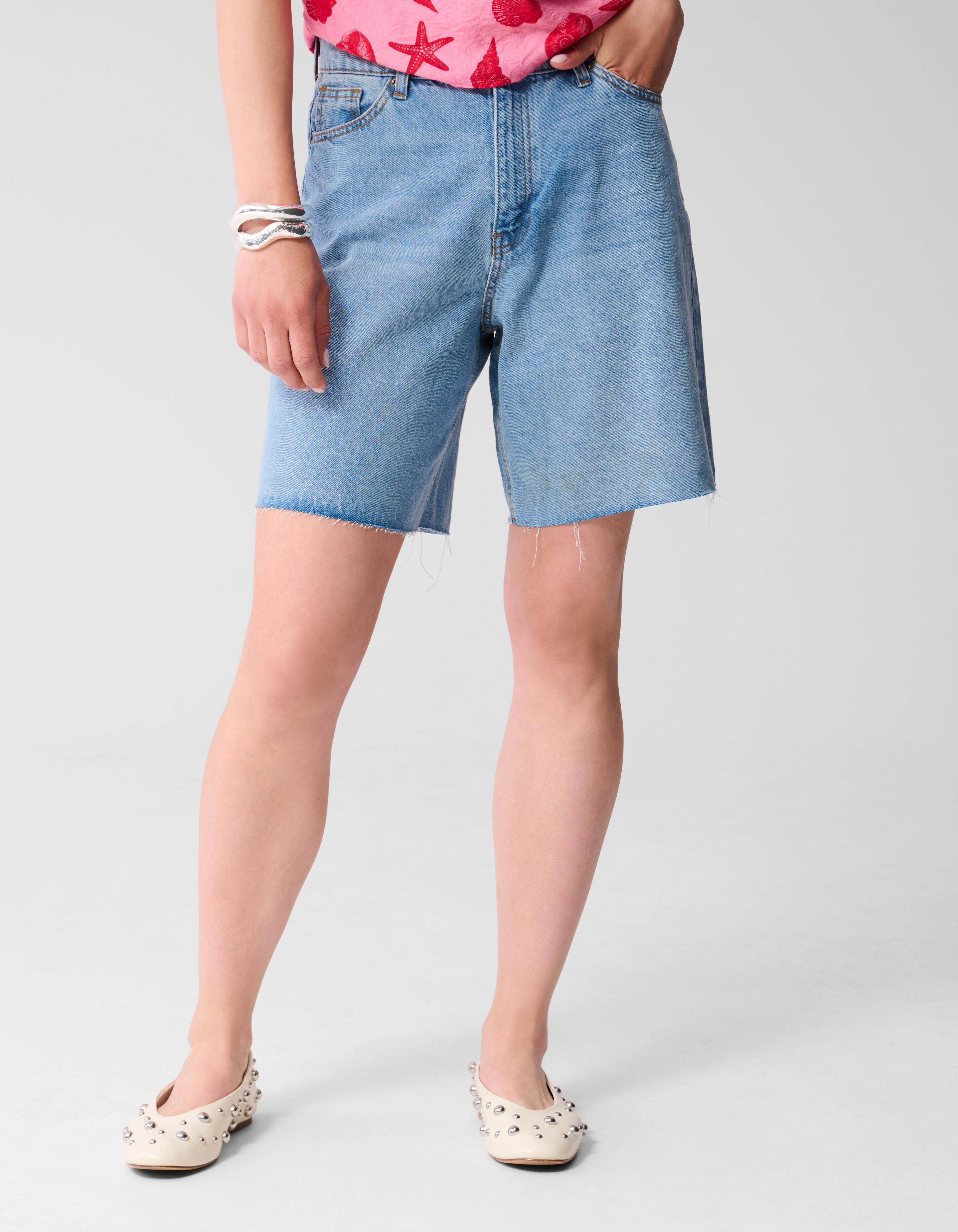Bermuda Denim Short Mediumstone SHOEBY WOMEN