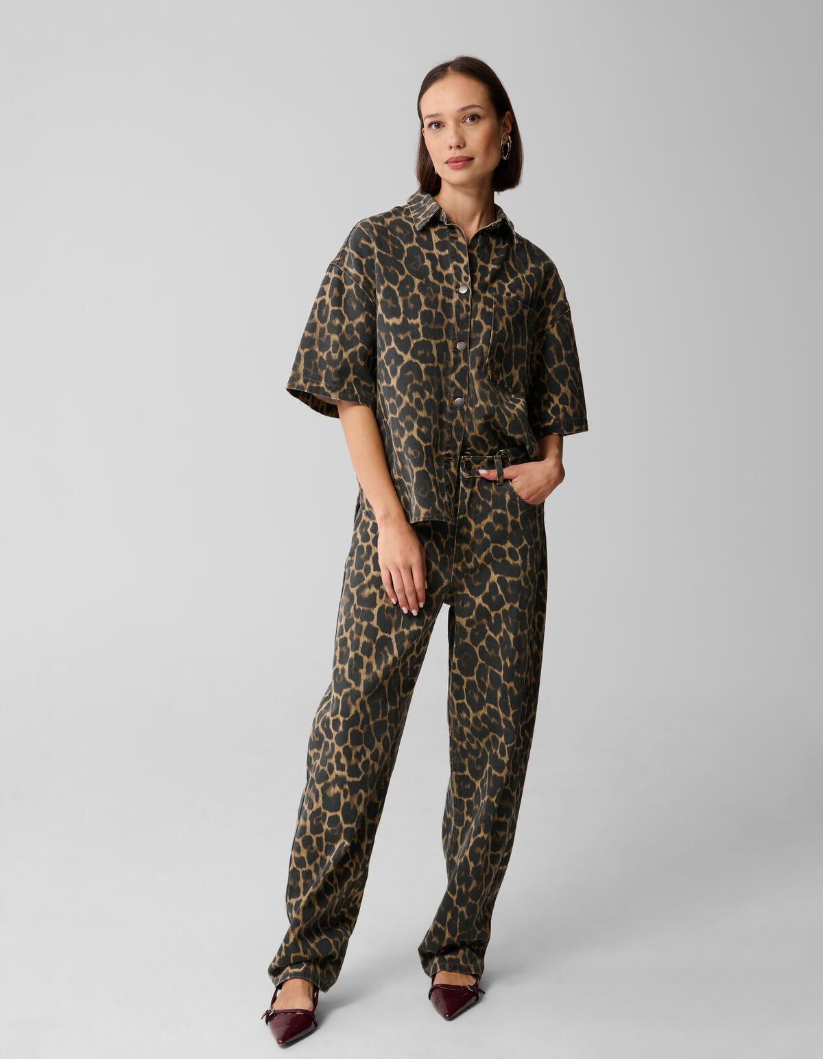 Jaguar Balloon Fit Jeans Bruin SHOEBY WOMEN