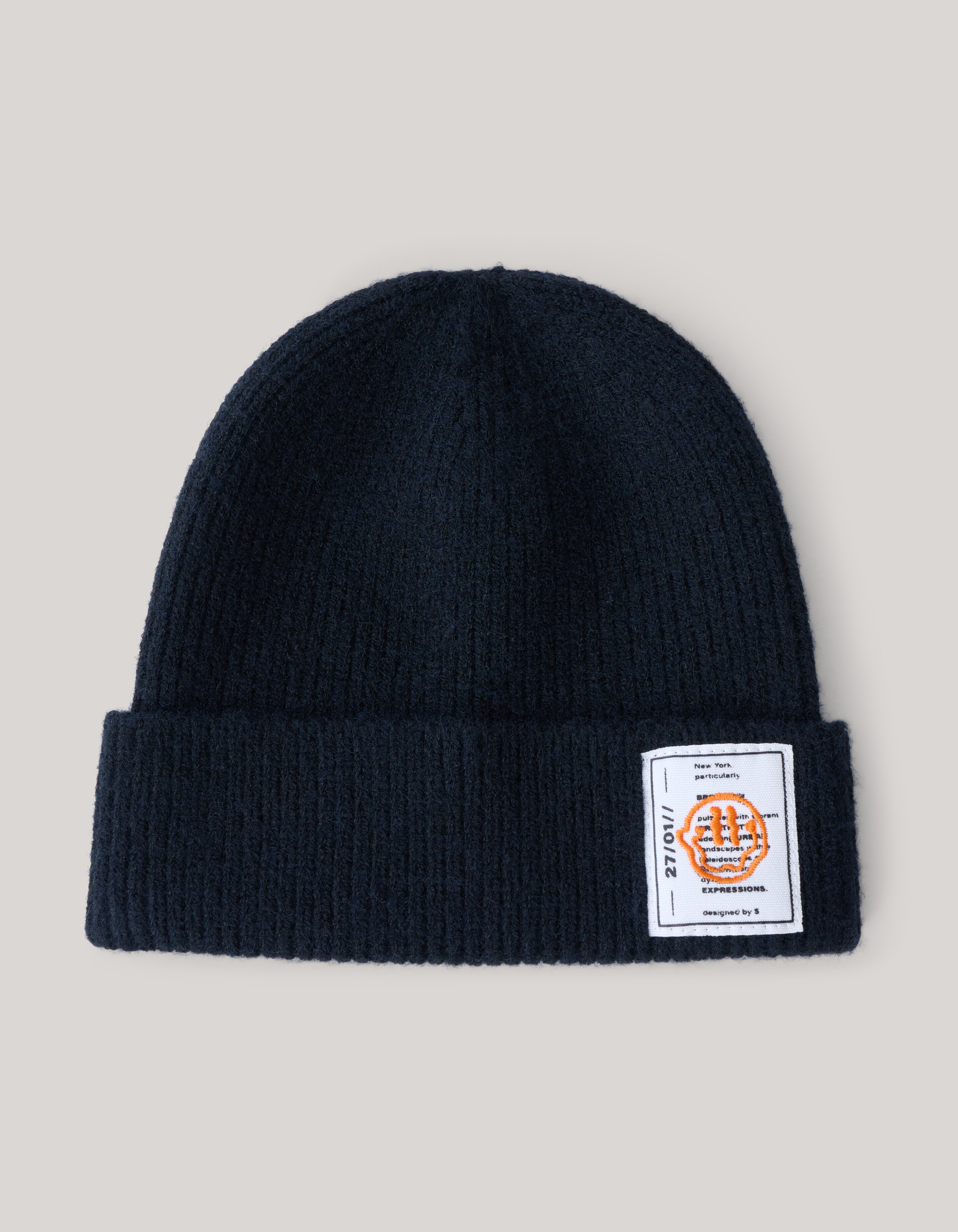 Label Beanie Zwart SHOEBY ACCESSOIRES