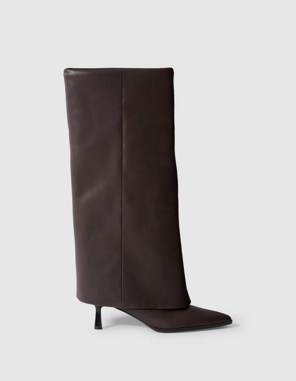 Cover Hoge Laarzen Donkerbruin SHOEBY SHOES