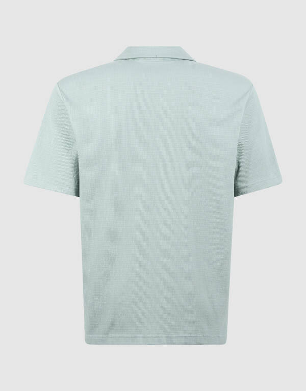 Structuur Overshirt Lichtgroen SHOEBY MEN