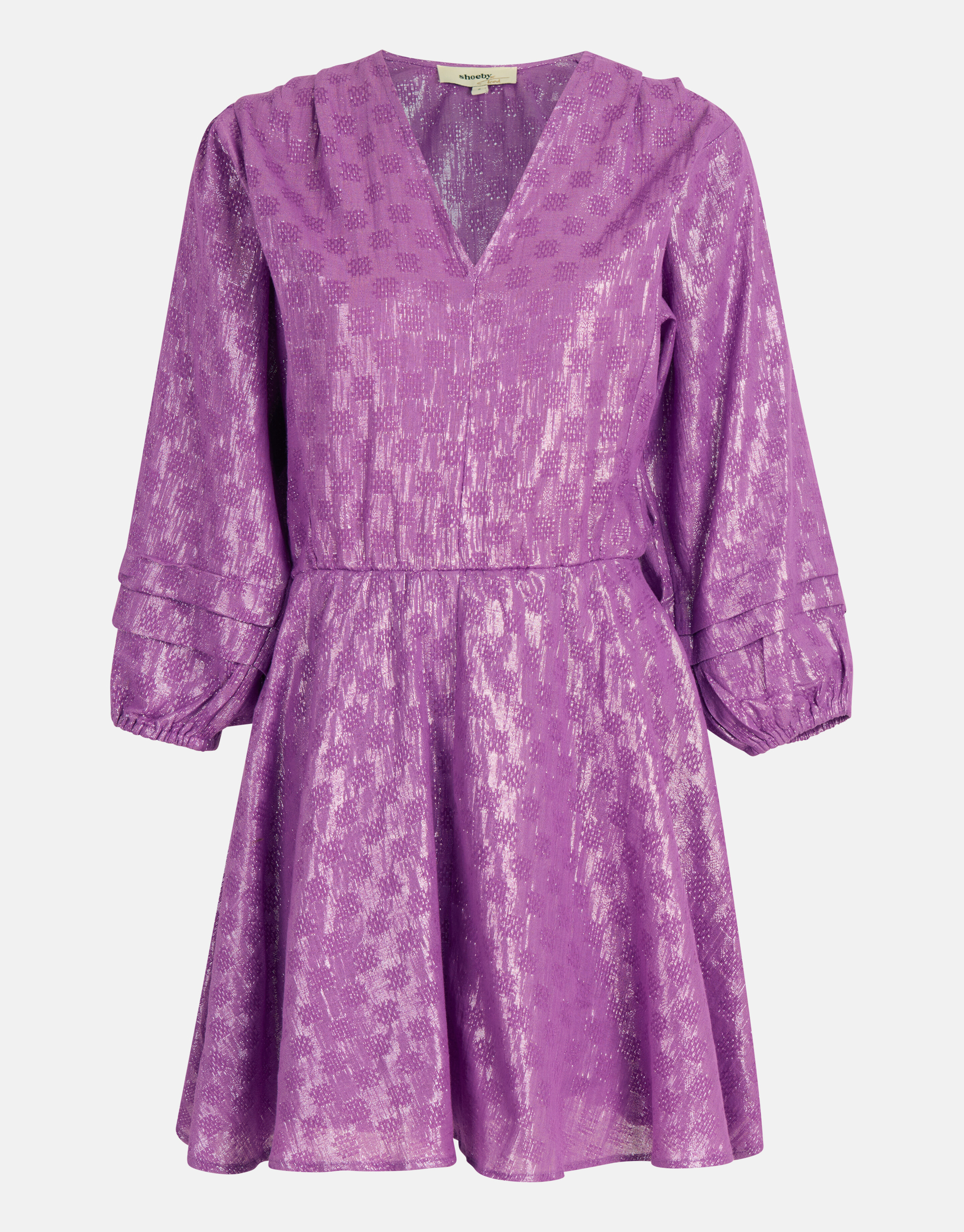 Voile Jurk Paars By Fred SHOEBY WOMEN