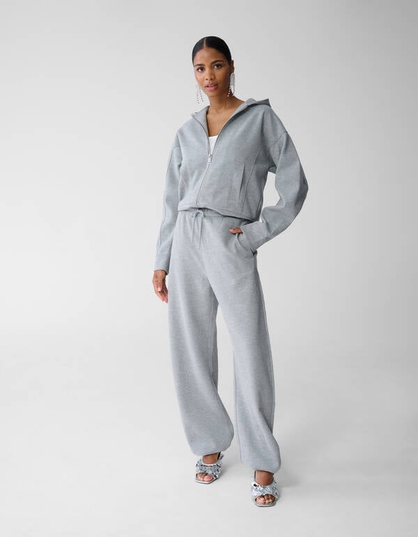 Strass Jogger Broek Lichtgrijs By Fred SHOEBY WOMEN