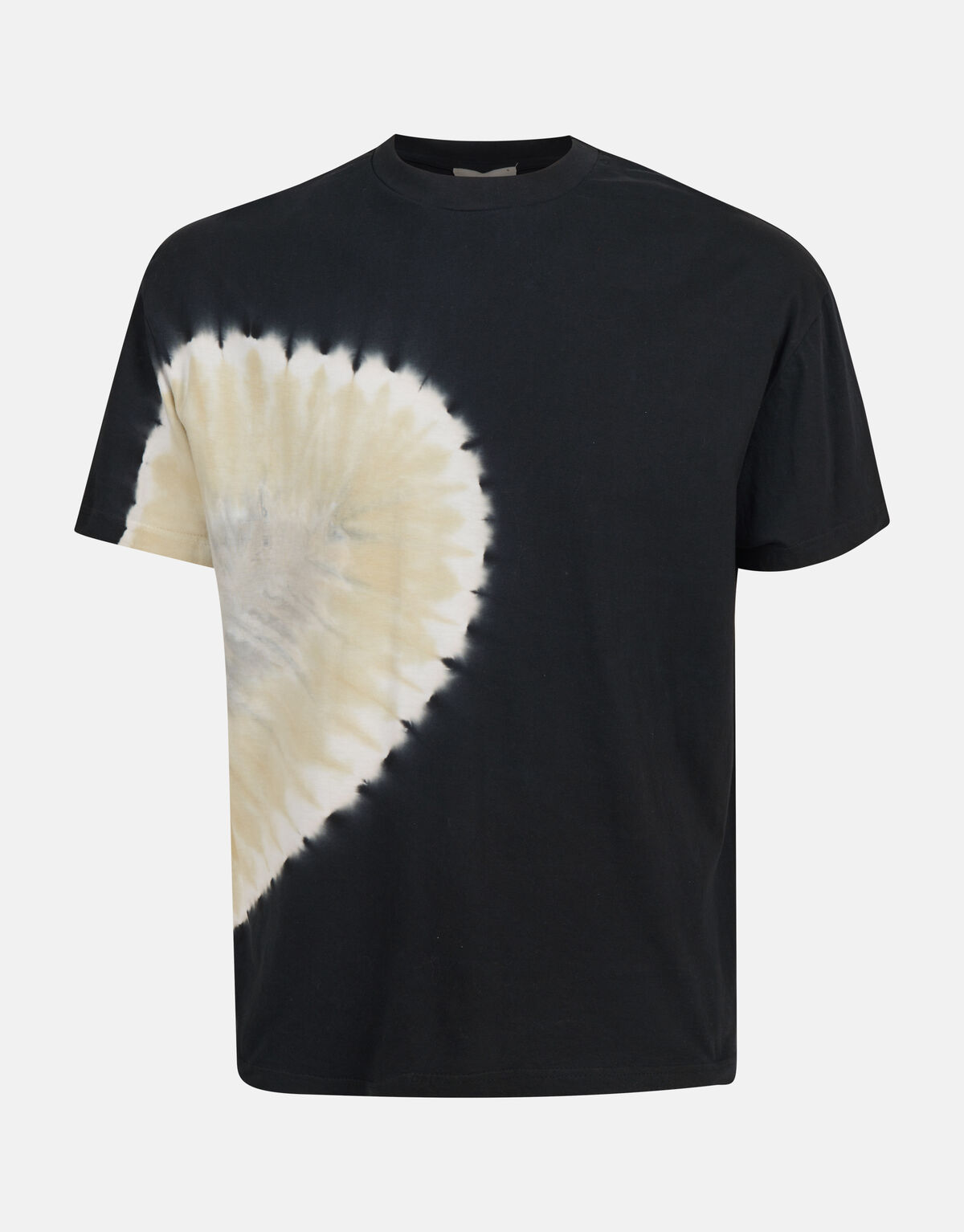 Tie Dye Print T-shirt Zwart SHOEBY MEN