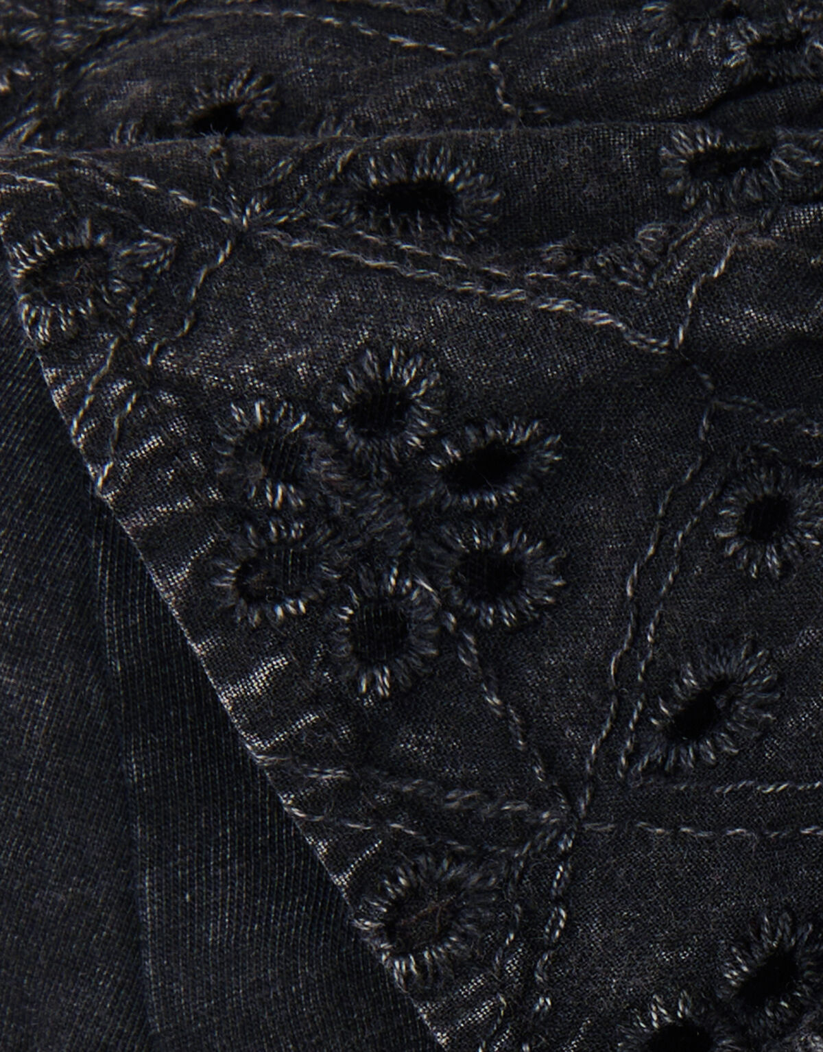 One Shoulder T-shirt Donkergrijs SHOEBY GIRLS