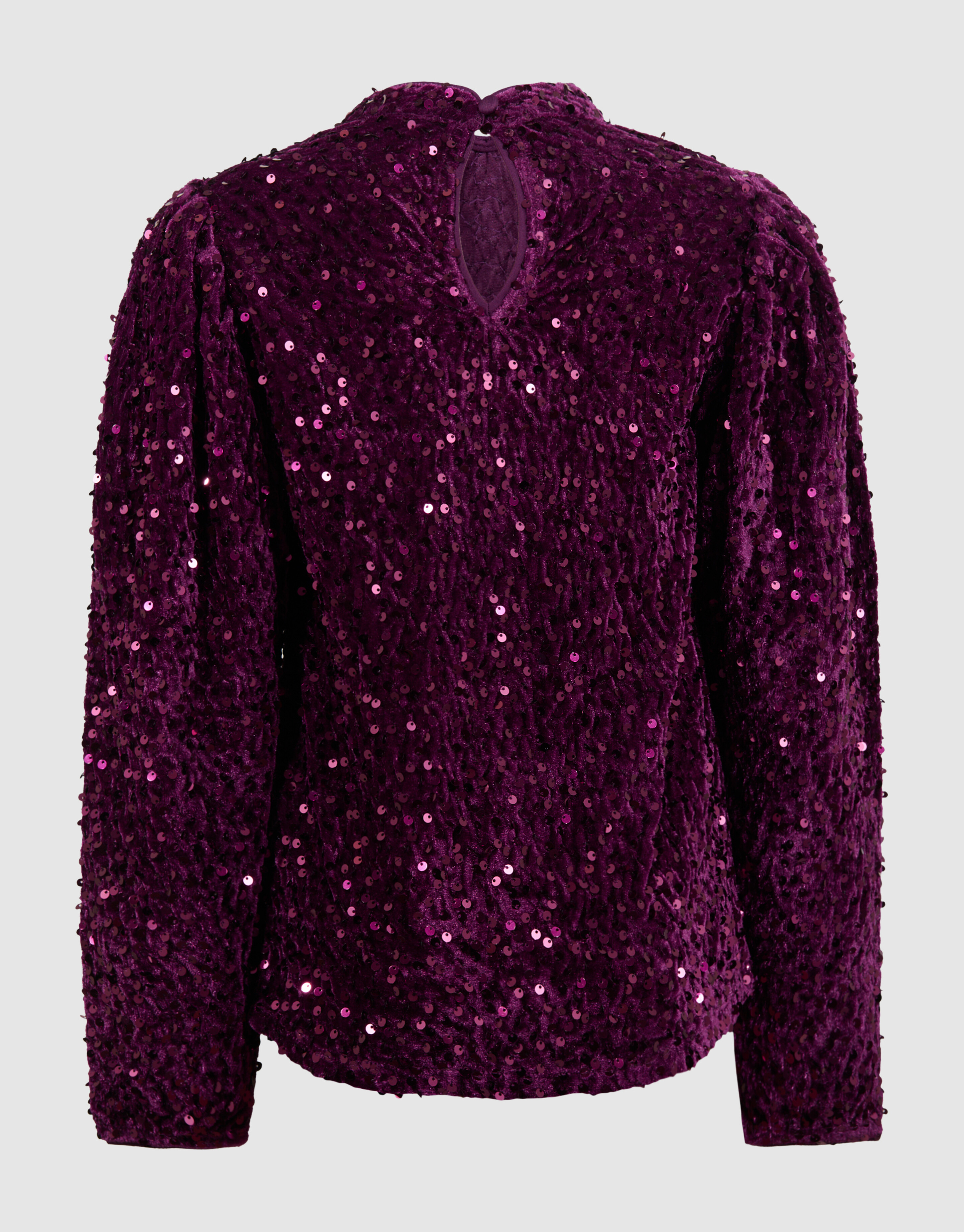 Sequin Top Donkerroze SHOEBY GIRLS