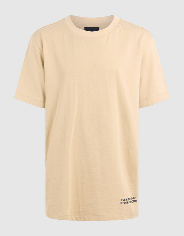 Discover Artwork T-shirt Beige SHOEBY BOYS