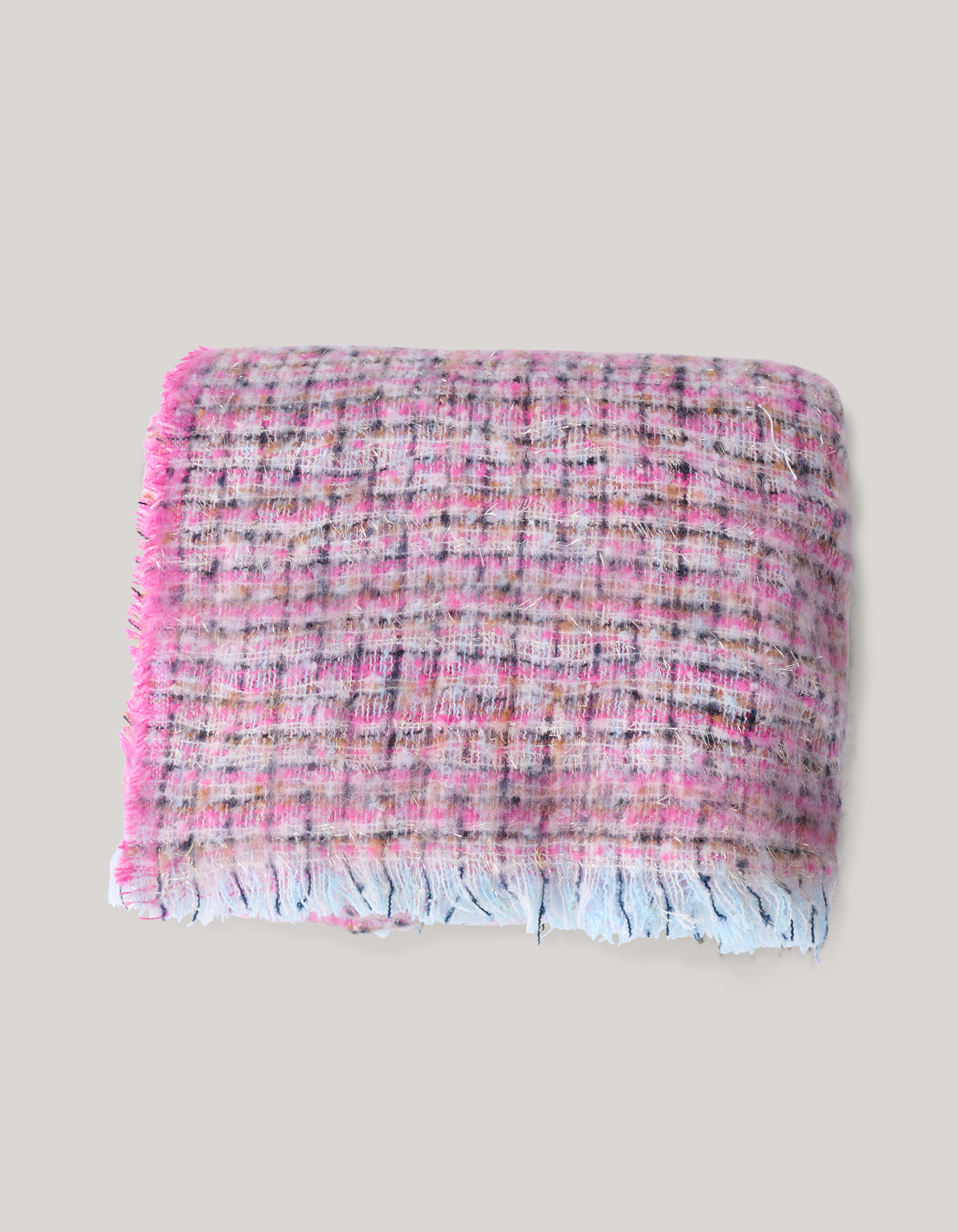 Tweed Sjaal Roze SHOEBY ACCESSOIRES