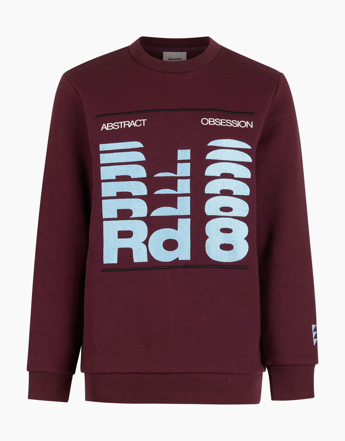 Abstracte Sweater Donkerrood SHOEBY BOYS