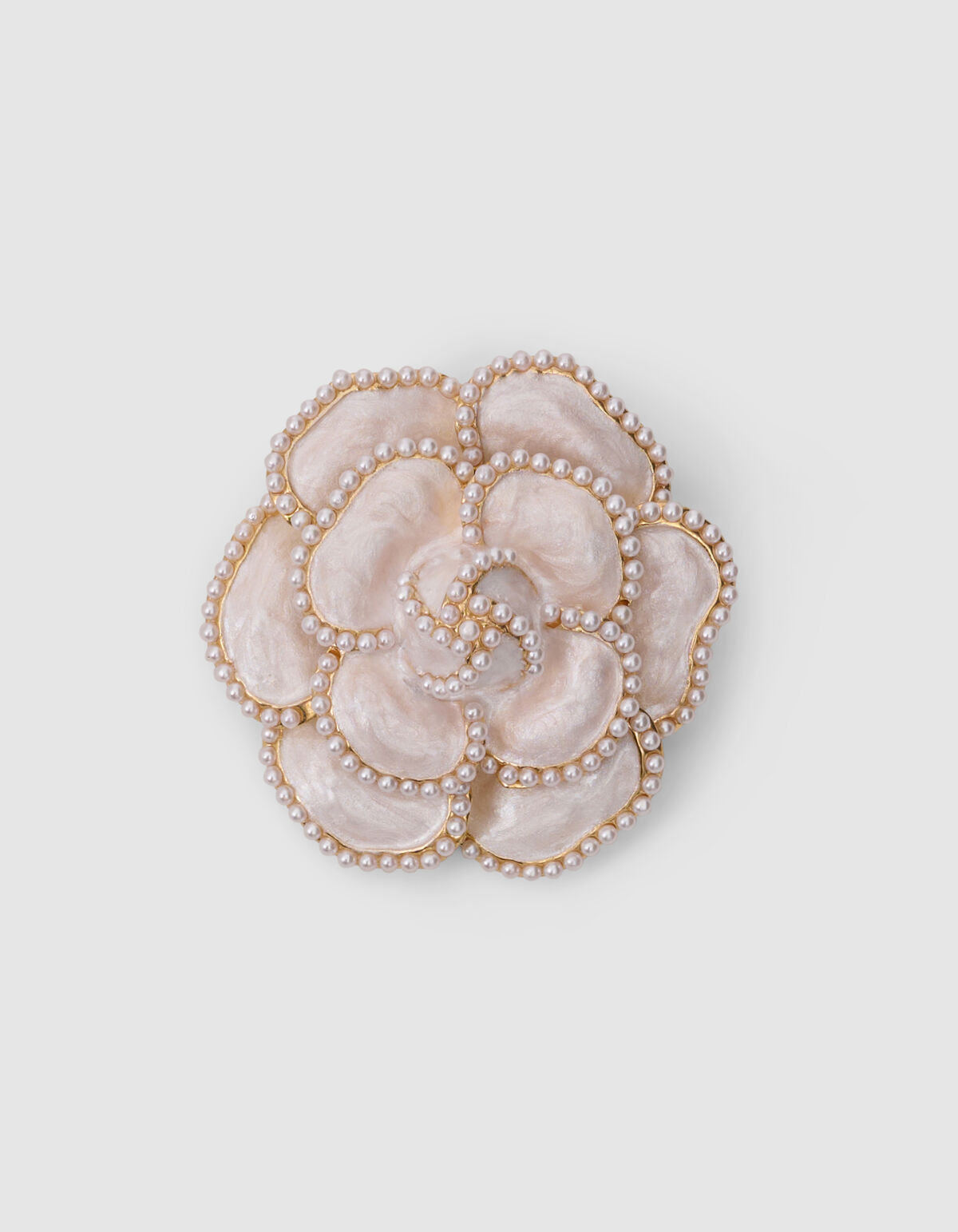 Parel Flower Broche Gebroken Wit SHOEBY ACCESSOIRES