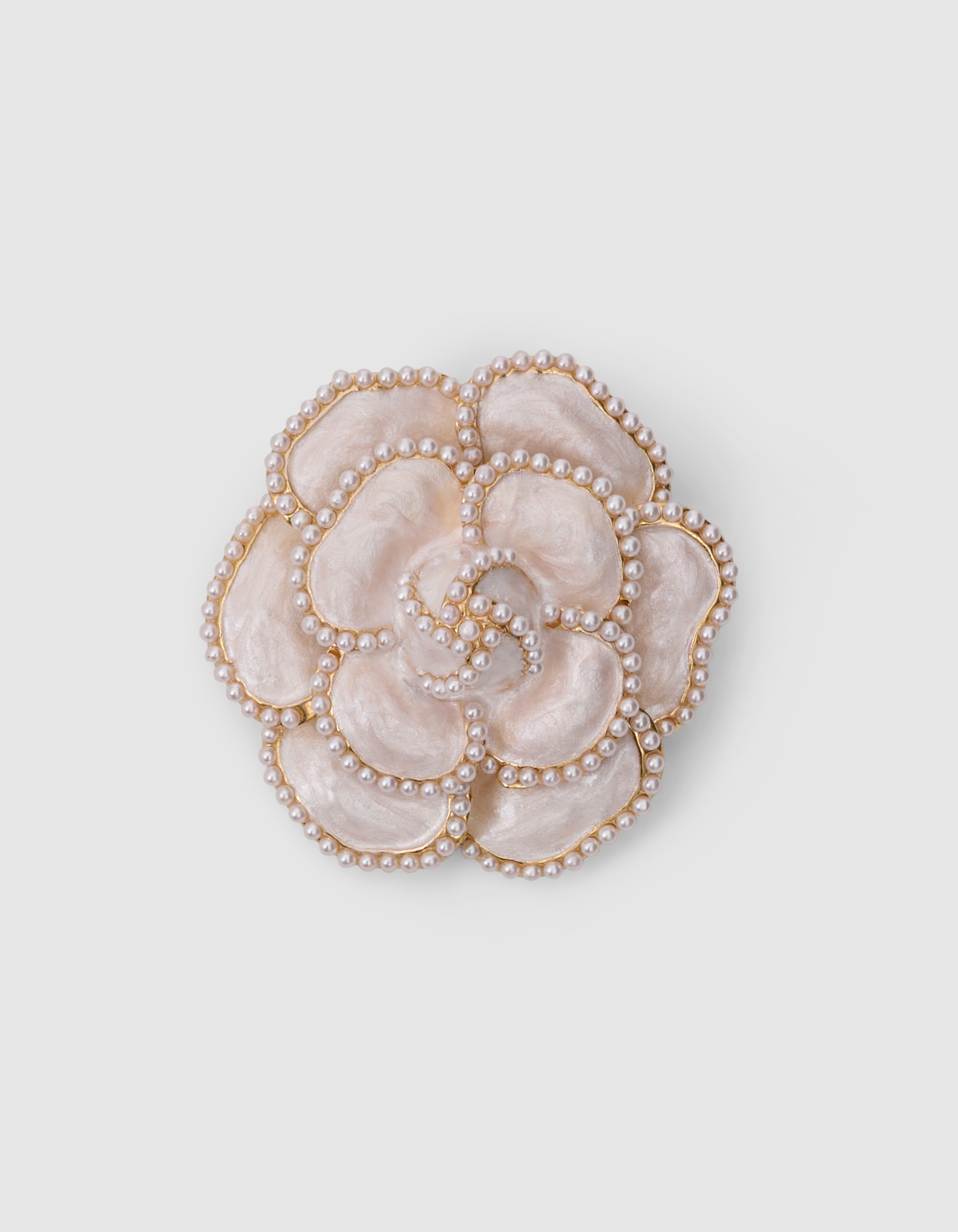 Parel Flower Broche Gebroken Wit SHOEBY ACCESSOIRES