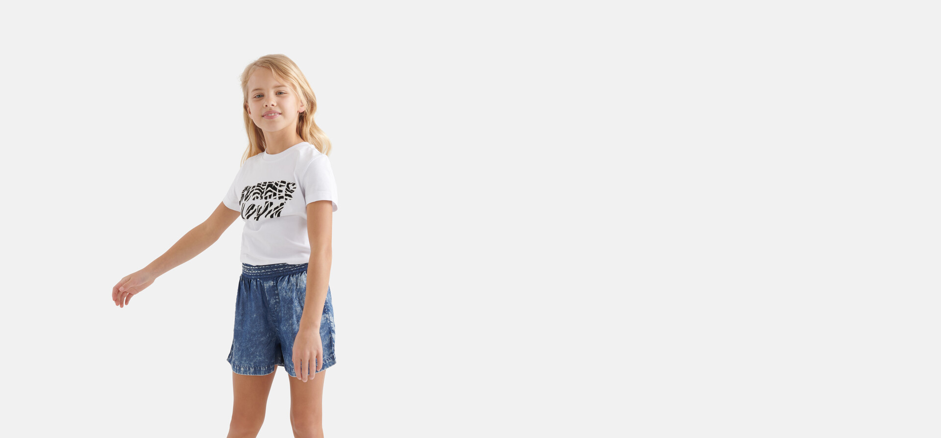 Studs T-shirt Wit SHOEBY GIRLS