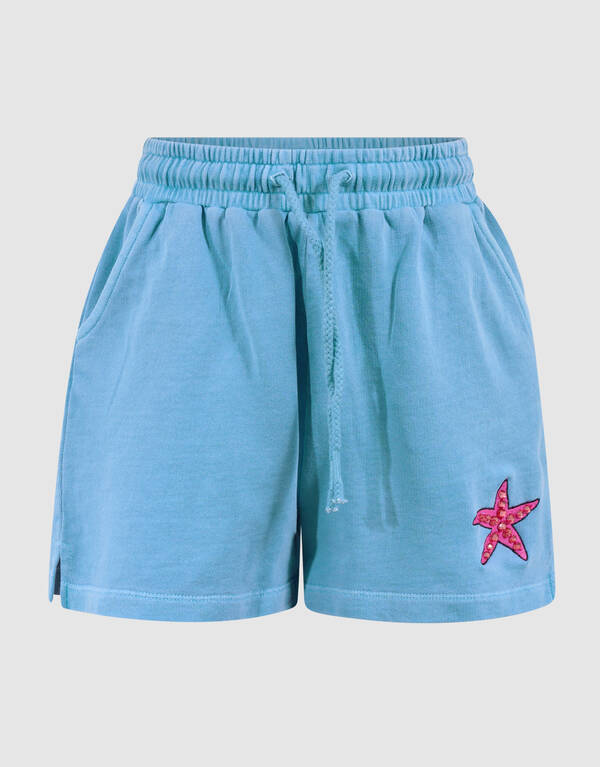 Zeester Artwork Short Blauw SHOEBY GIRLS