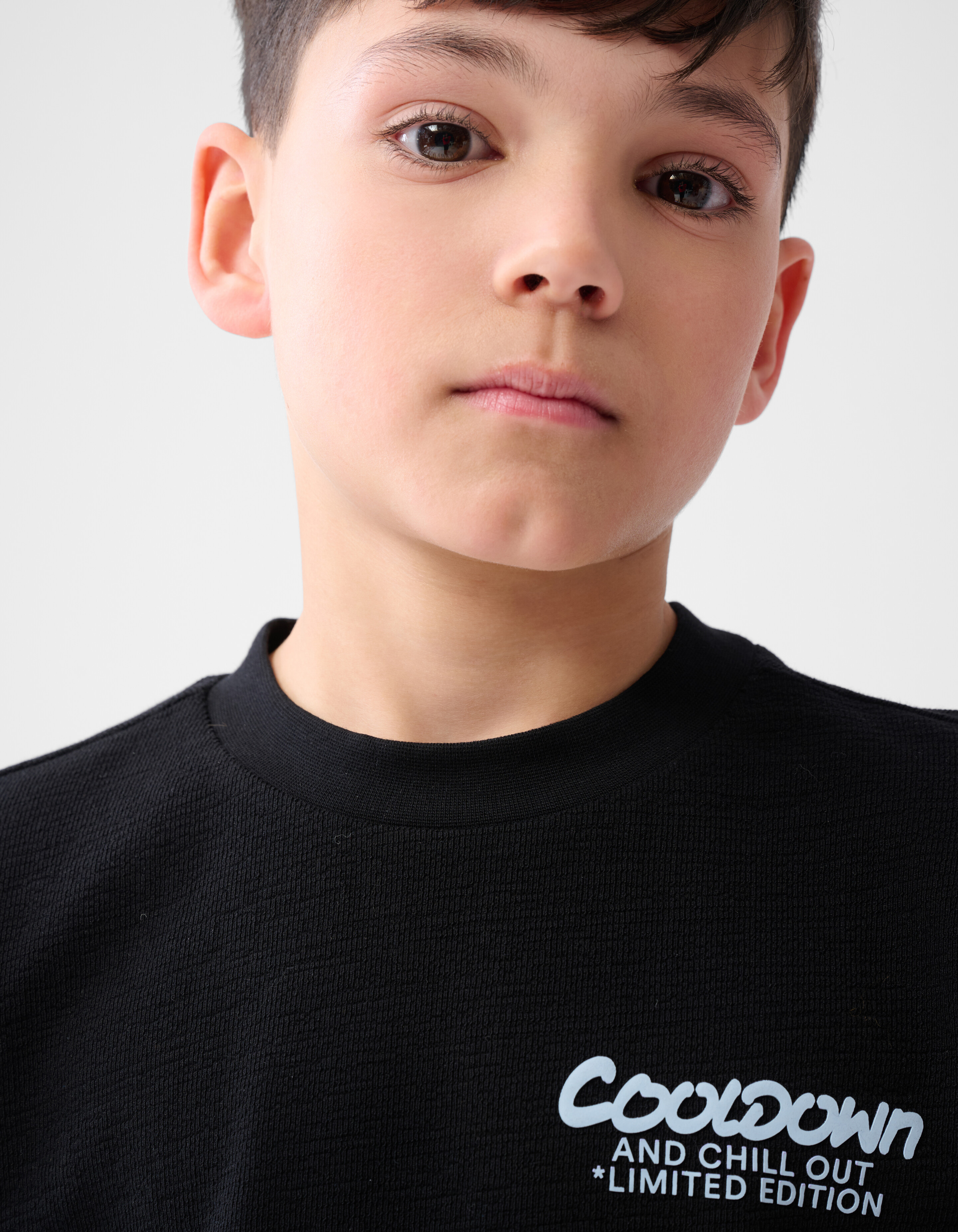 Tekst T-shirt Zwart SHOEBY BOYS