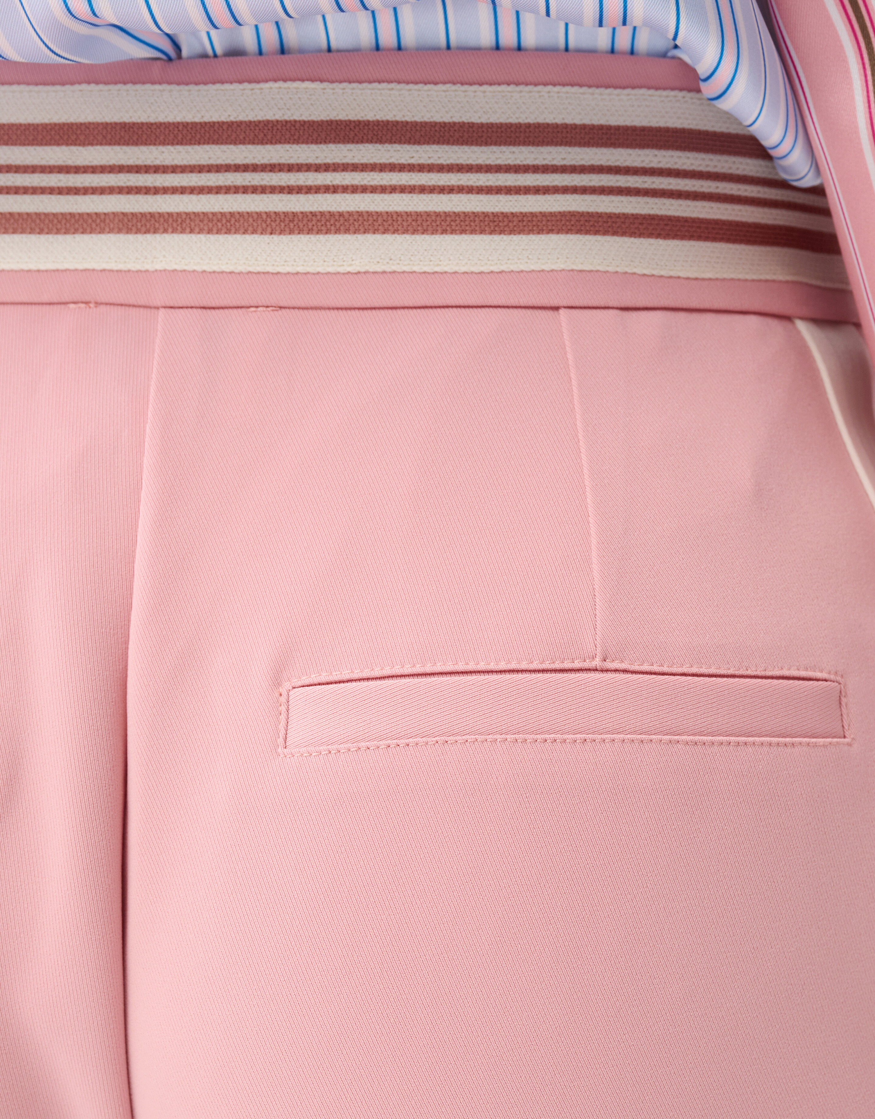 Sporty Wide Leg Broek Lichtroze By Mieke SHOEBY WOMEN