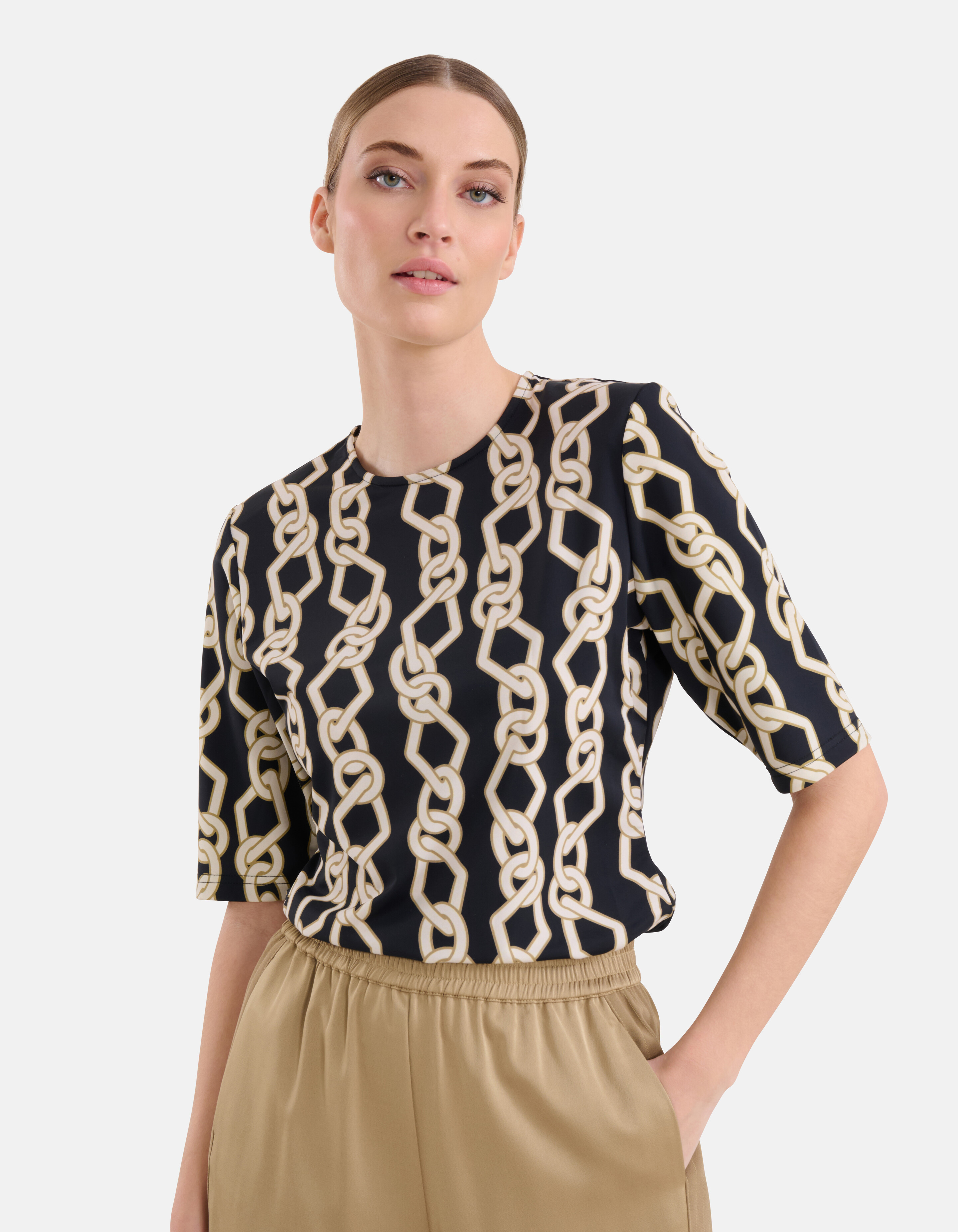 Chain Travel Top Zwart By Mieke SHOEBY WOMEN