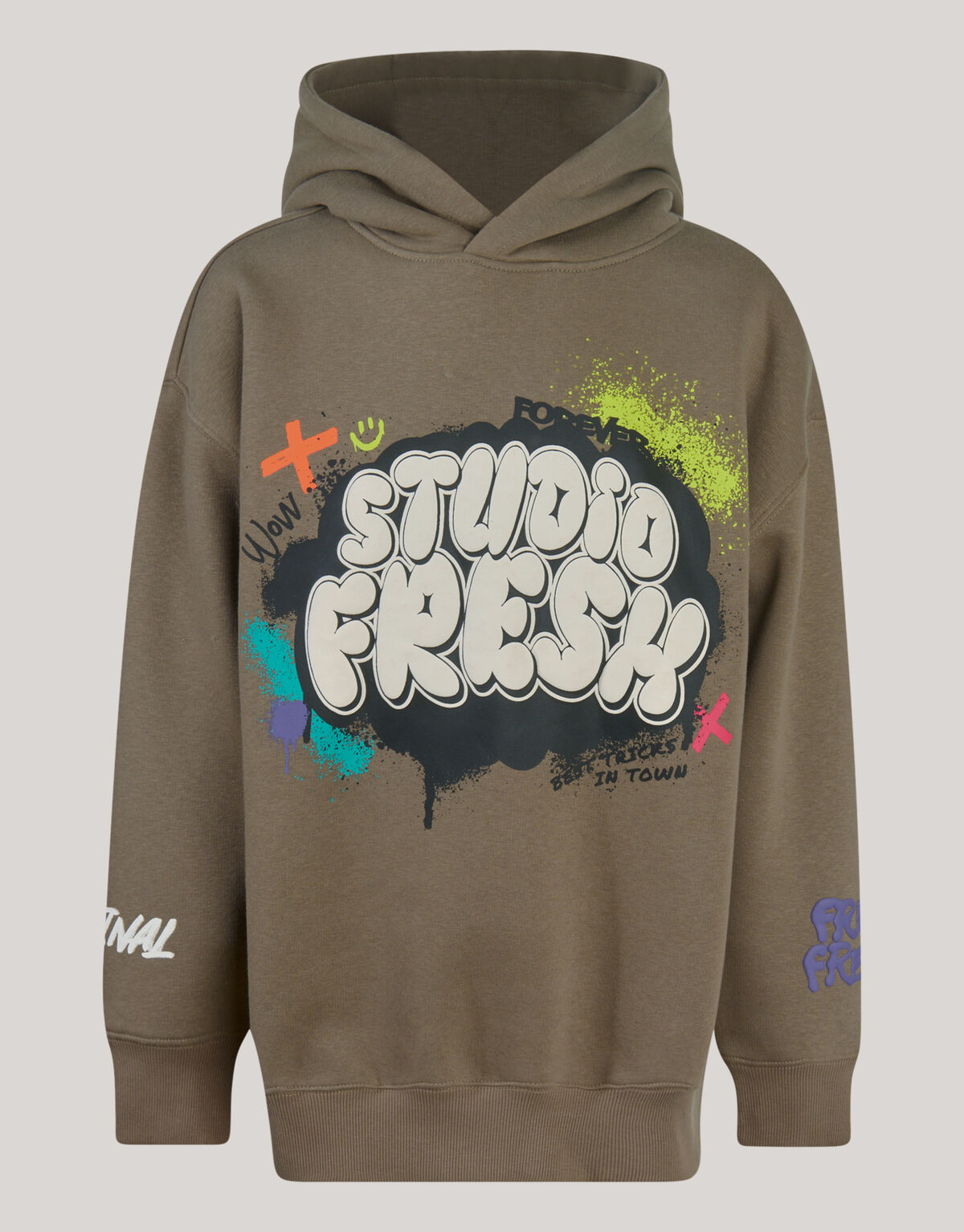 Artwork Hoodie Groen SHOEBY BOYS