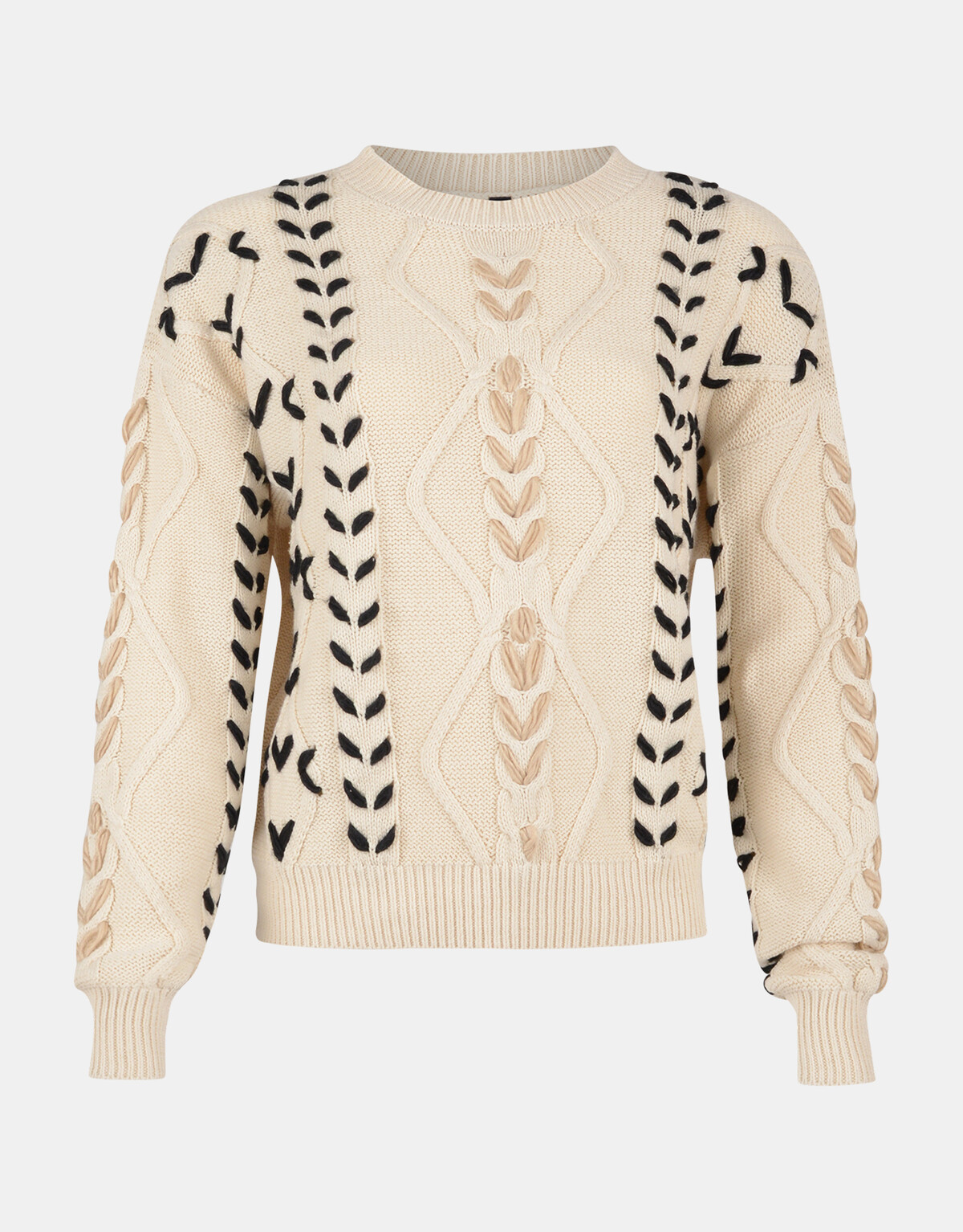 Cable string pullover EKSEPT