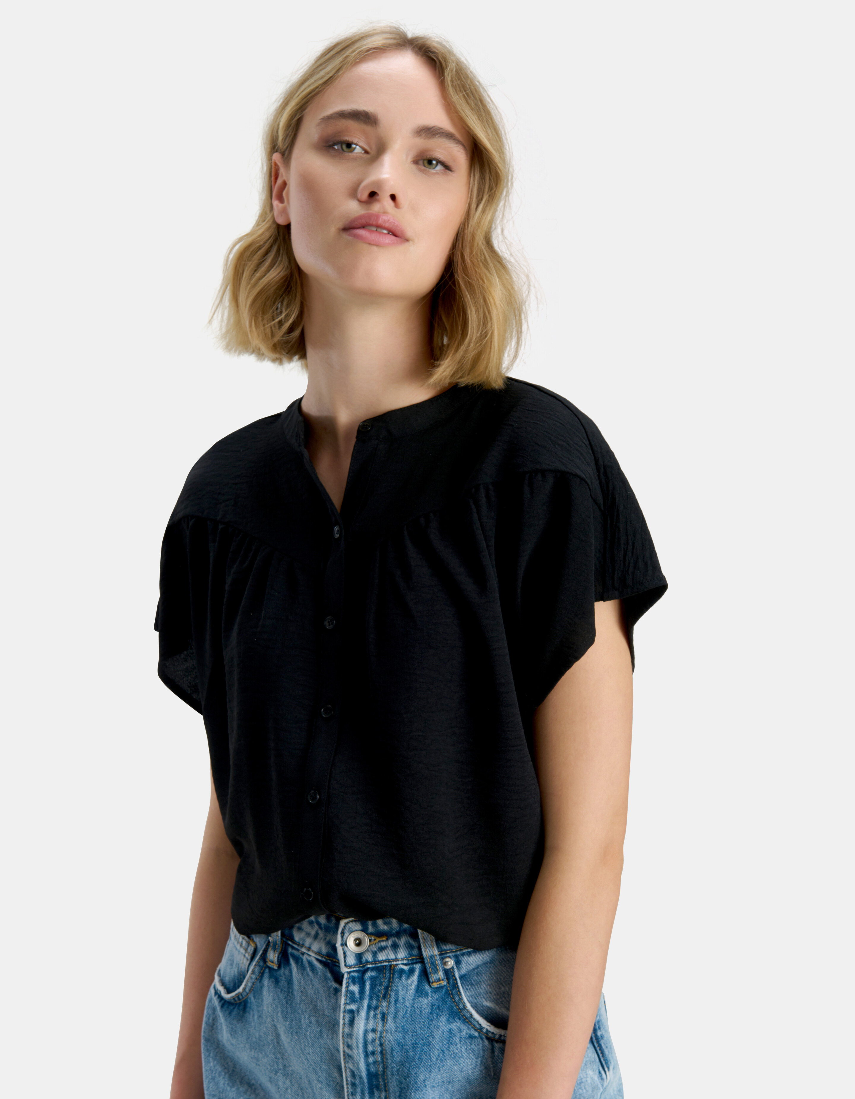 Relaxed Top Zwart SHOEBY WOMEN