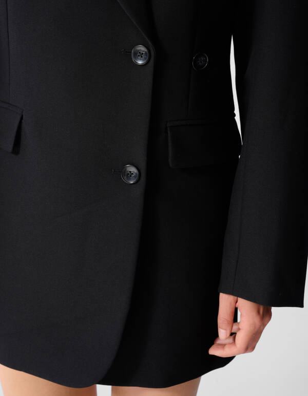 Oversized Blazer Jurk Zwart SHOEBY WOMEN