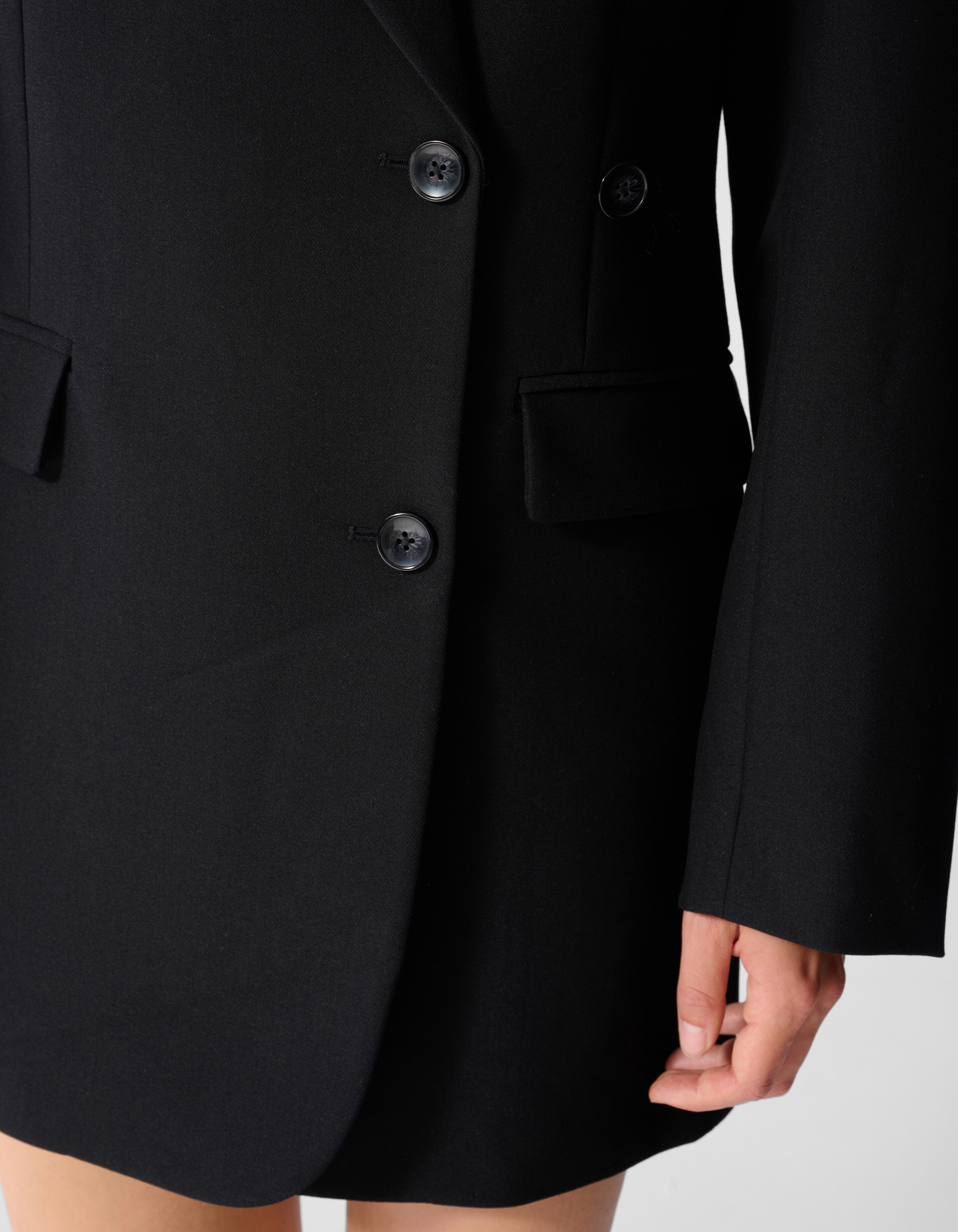 Oversized Blazer Jurk Zwart SHOEBY WOMEN