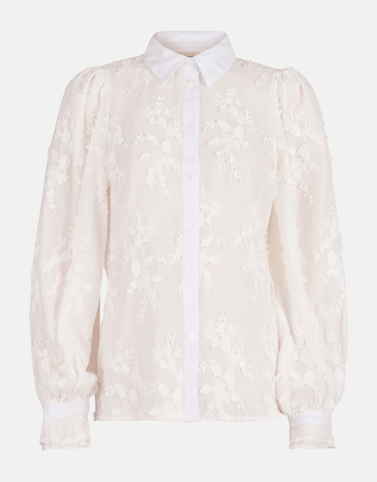Embroidery Blouse Wit SHOEBY WOMEN