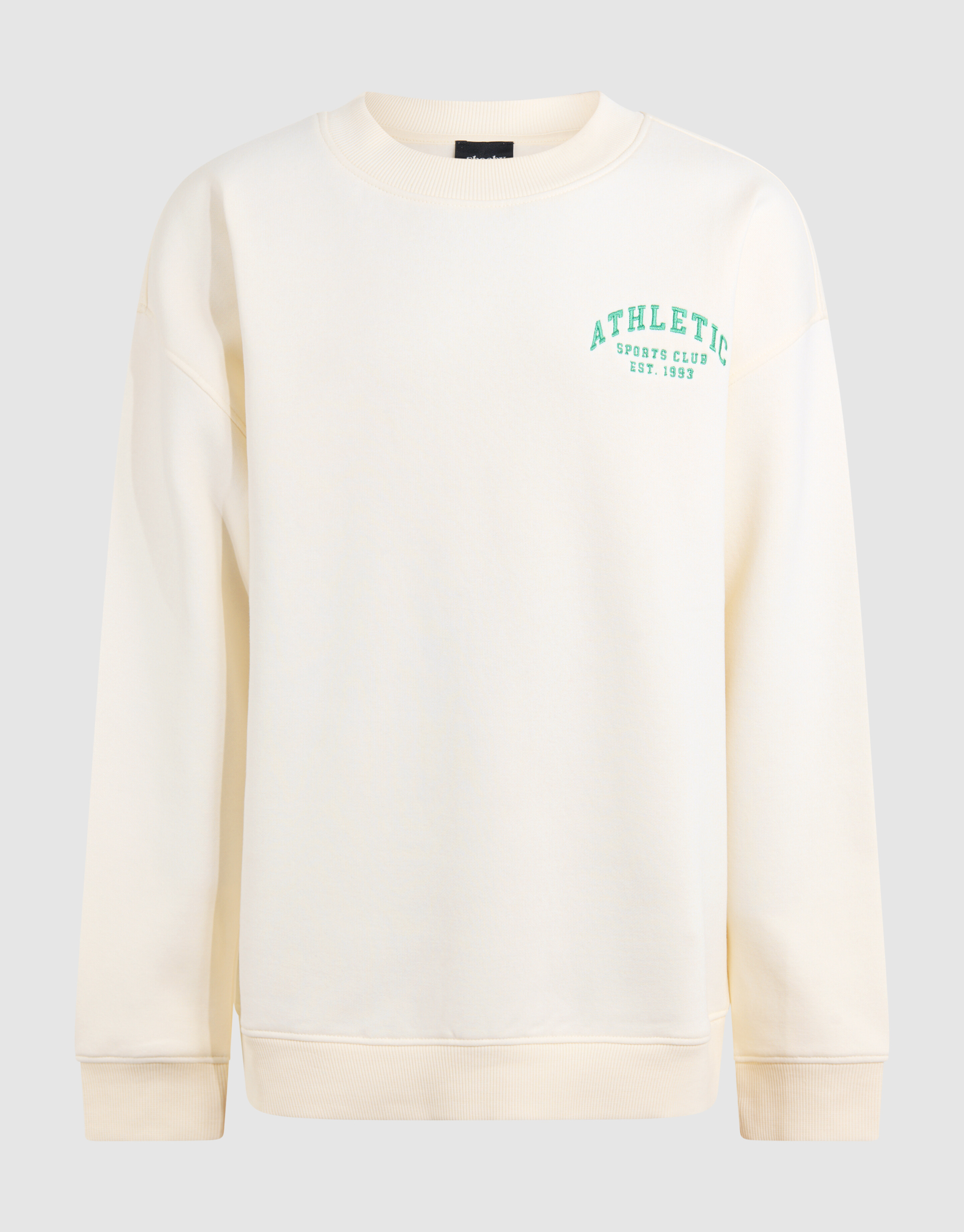 Athletic Artwork Sweater Gebroken Wit SHOEBY BOYS