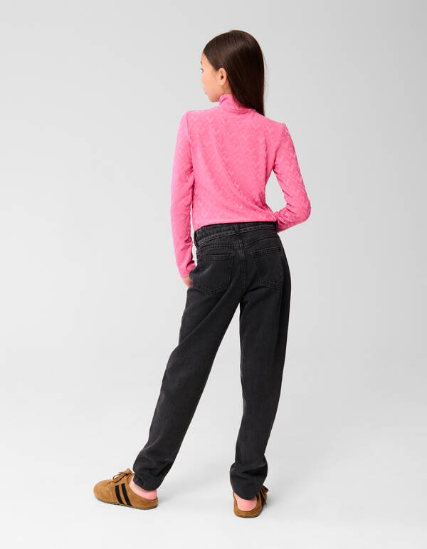 Mom Jeans Zwart SHOEBY GIRLS