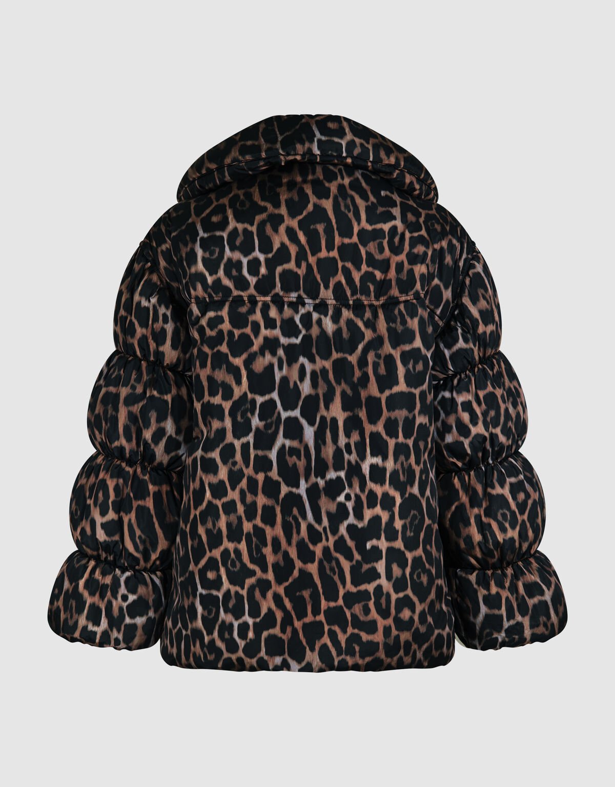 Leopard Puffer Jas Bruin SHOEBY WOMEN